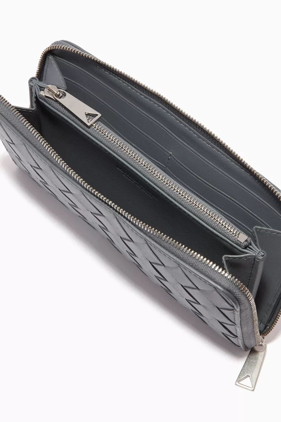 Bottega Veneta o1n1vont1124 Size: OS / Zip Around Wallet in Grey Size ONE SIZE - 2 Thumbnail