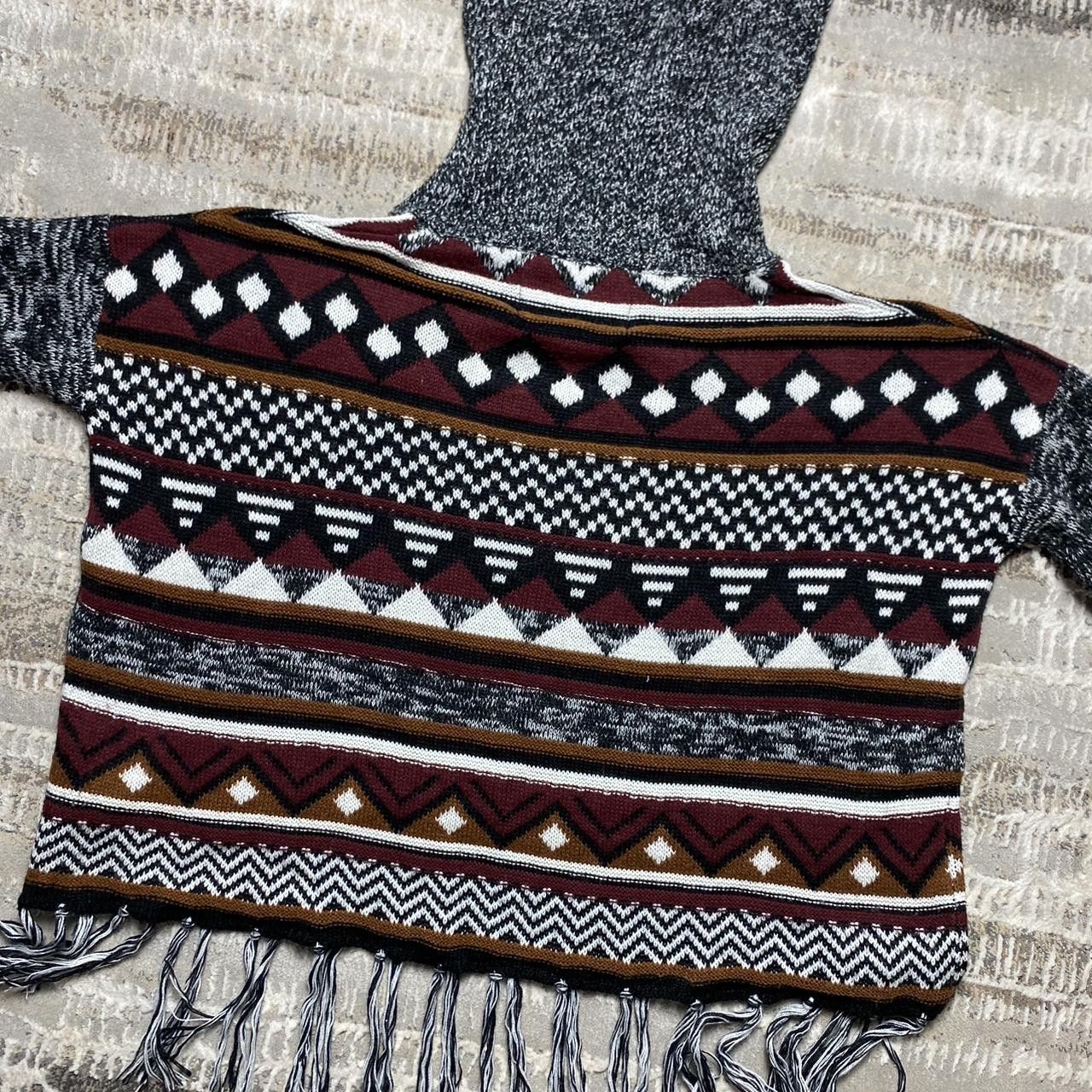 Japanese Brand Vintage Patterned Knit Sweater Multi L Size L / US 10 / IT 46 - 2 Thumbnail