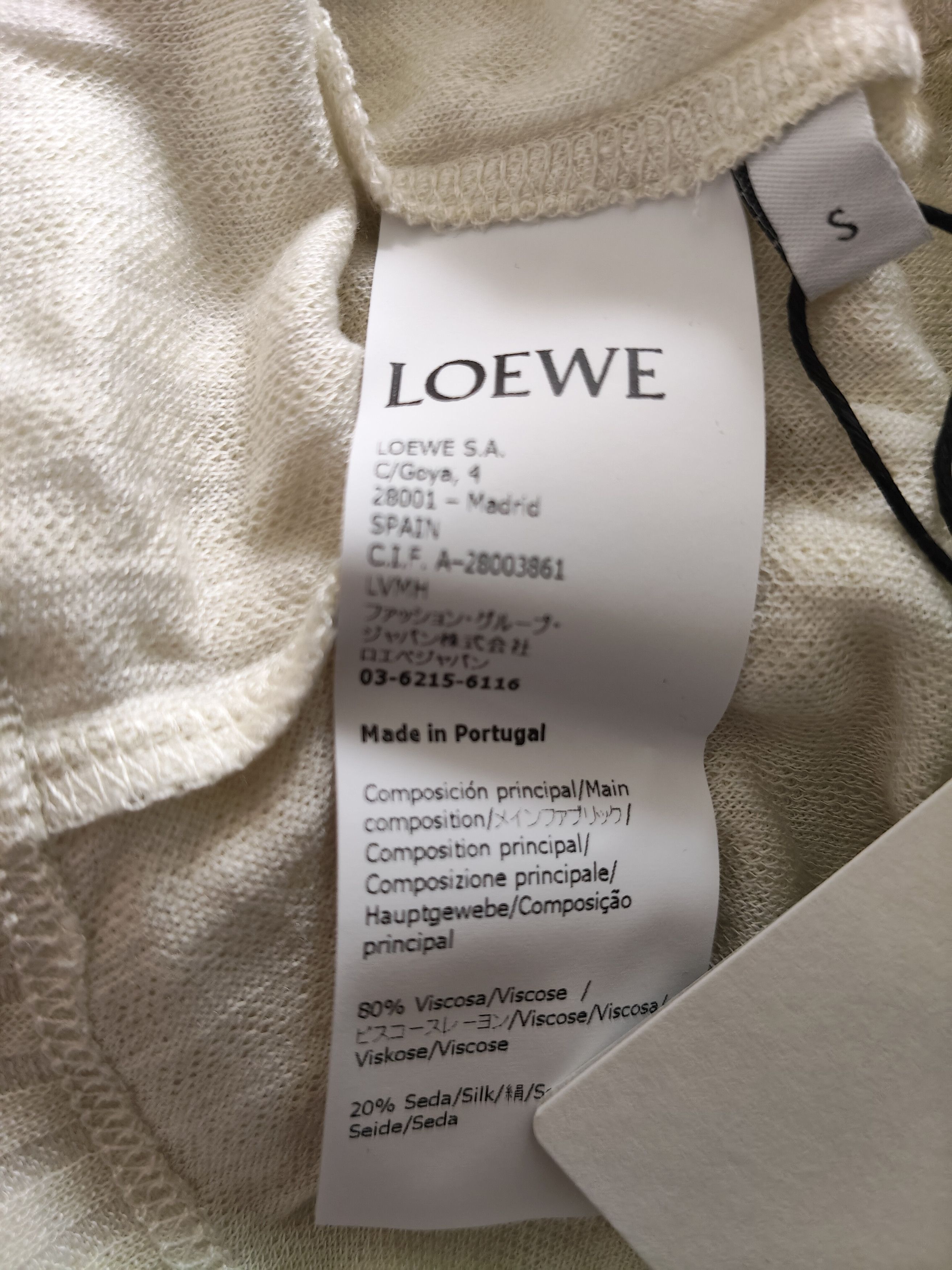 Loewe Silk and cotton rib tanktop brand new with tags Size S / US 4 / IT 40 - 8 Thumbnail
