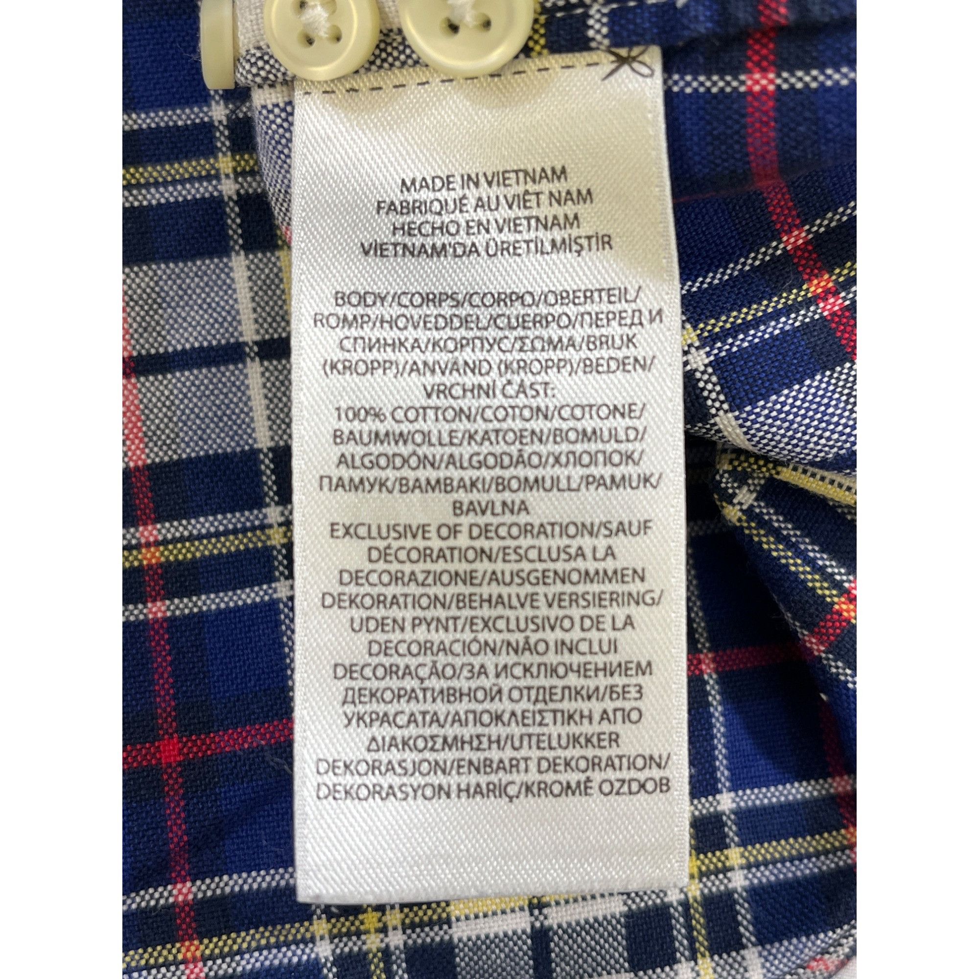 Ralph Lauren Ralph Lauren Men's Blue Plaid Shirt/Button Up Size L SKU 570 Size US L / EU 52-54 / 3 - 5 Thumbnail