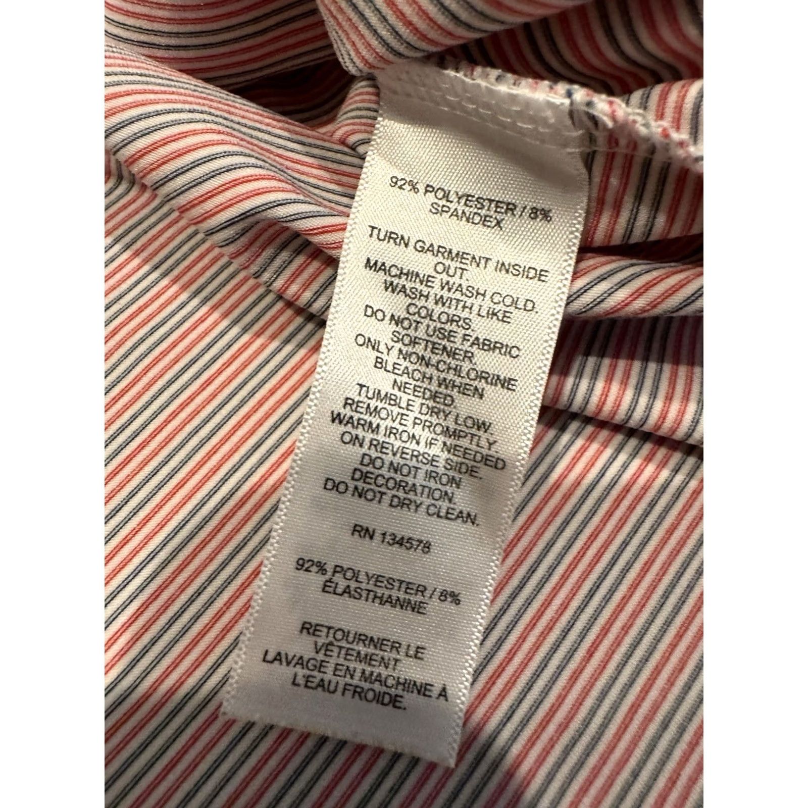 Vineyard Vines Vineyard Vines Polo Shirt Men’s XL Performance Stretch Red Blue Stripe Multicolor Short Sleeve Golf Polo Shirt Size US XL / EU 56 / 4 - 5 Thumbnail