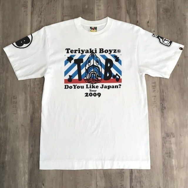 Bape 2009 BAPE Teriyaki Boys Shark T-Shirt a bathing ape NIGO Size US M / EU 48-50 / 2 - 2 Thumbnail