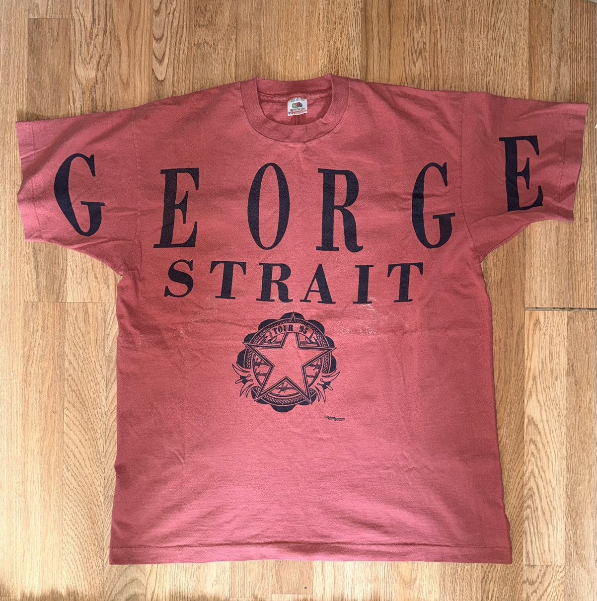 Vintage George Strait single stitch tour tee 1995