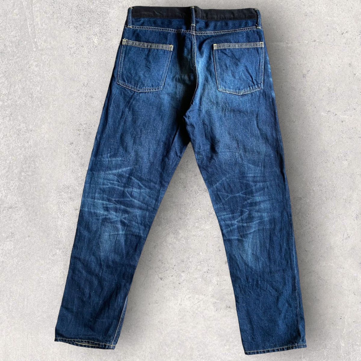 Comme des Garcons Black Corduroy Contrast Waist Jeans Size US 33 - 4 Thumbnail
