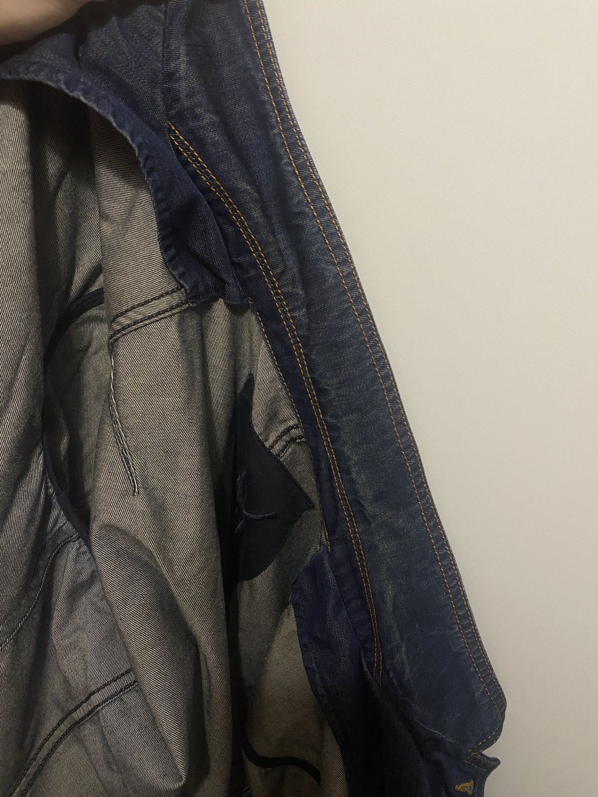 Yves Saint Laurent Yves saint laurent ultra rare jeans denim blazer Size US L / EU 52-54 / 3 - 15 Thumbnail