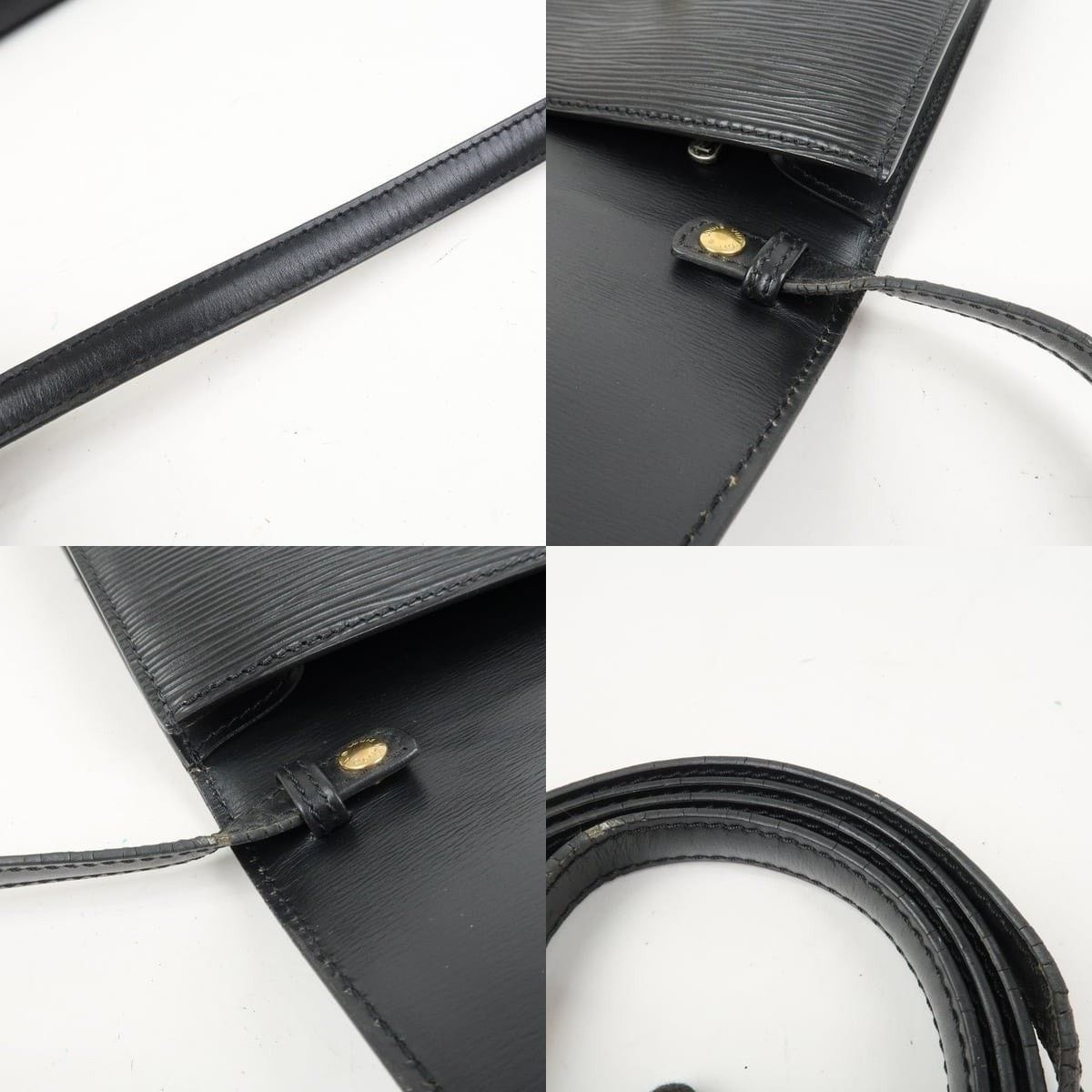 Louis Vuitton Louis Vuitton Epi Arche Shoulder Bag Black Size ONE SIZE - 4 Thumbnail