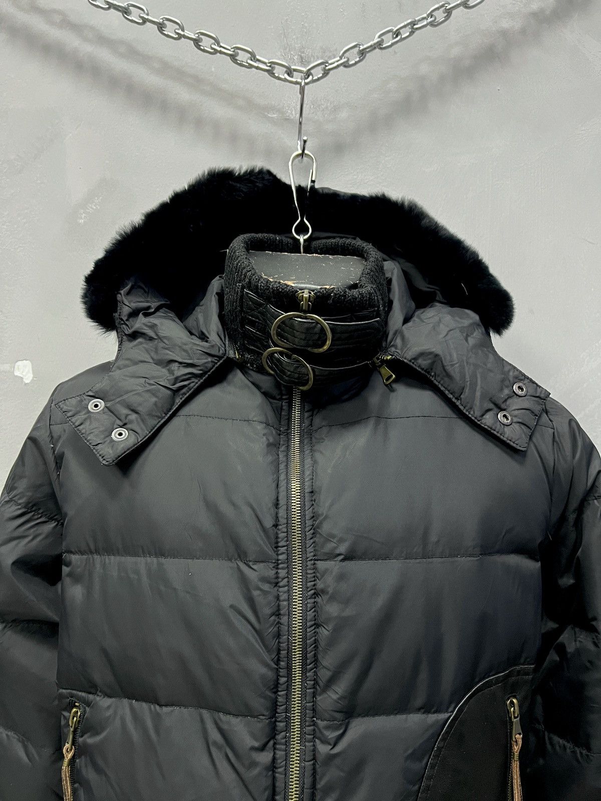 Hysteric Glamour Hystericglamour Vintage Fur Zip Black Down Jacket Y2K Size US M / EU 48-50 / 2 - 2 Thumbnail