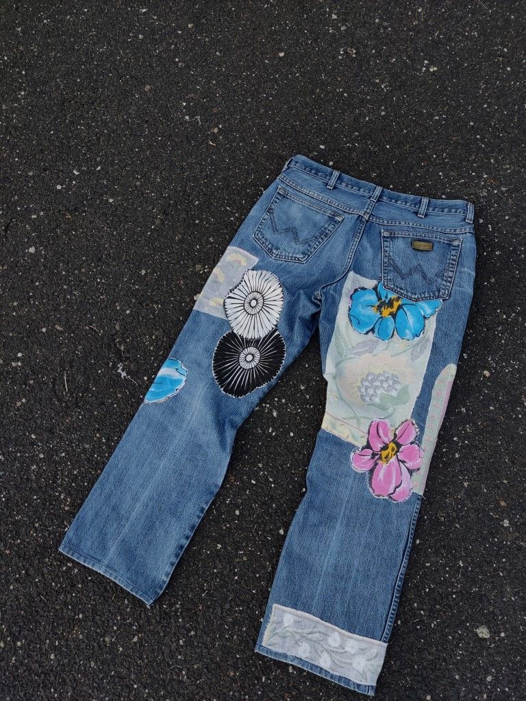 Kapital × Number (N)ine × Vintage Vintage Kapital Inspired Repaired Denim Saschiko Patchwork Size US 34 / EU 50 - 11 Thumbnail