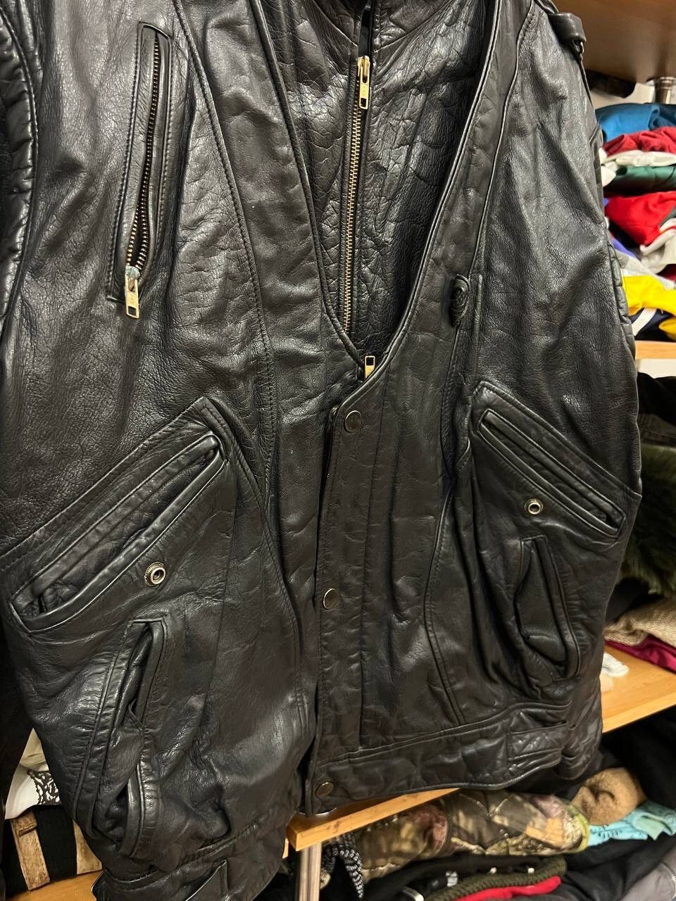 Vintage Vintage Leather Abstract Design Archive Jacket Size US M / EU 48-50 / 2 - 7 Thumbnail