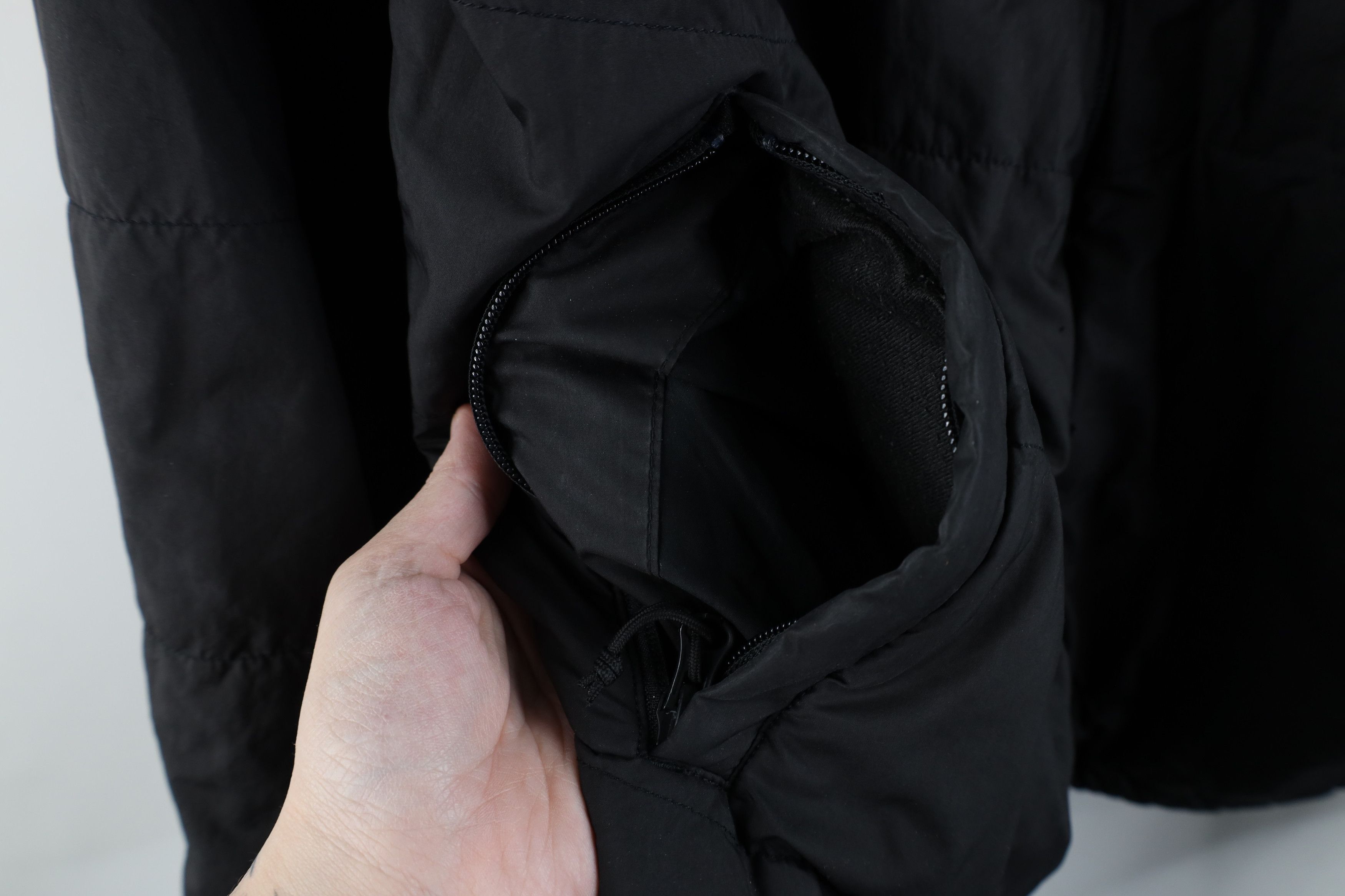 The North Face × Vintage The North Face Spell Out Micro Puffer Full Zip Jacket Size US M / EU 48-50 / 2 - 8 Thumbnail