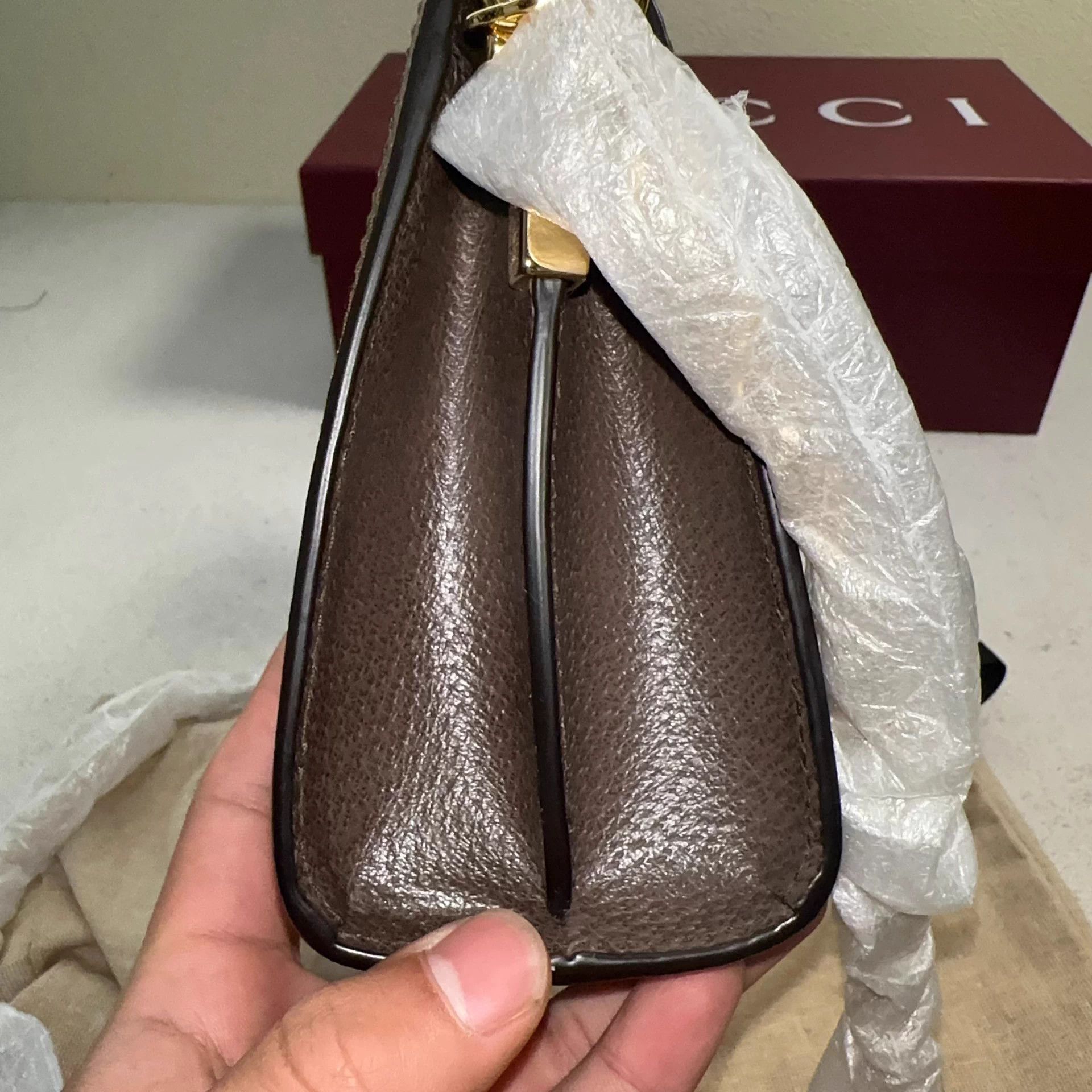 Gucci GUCCI Ophidia GG new canvas leather shoulder bag women's Size ONE SIZE - 5 Thumbnail