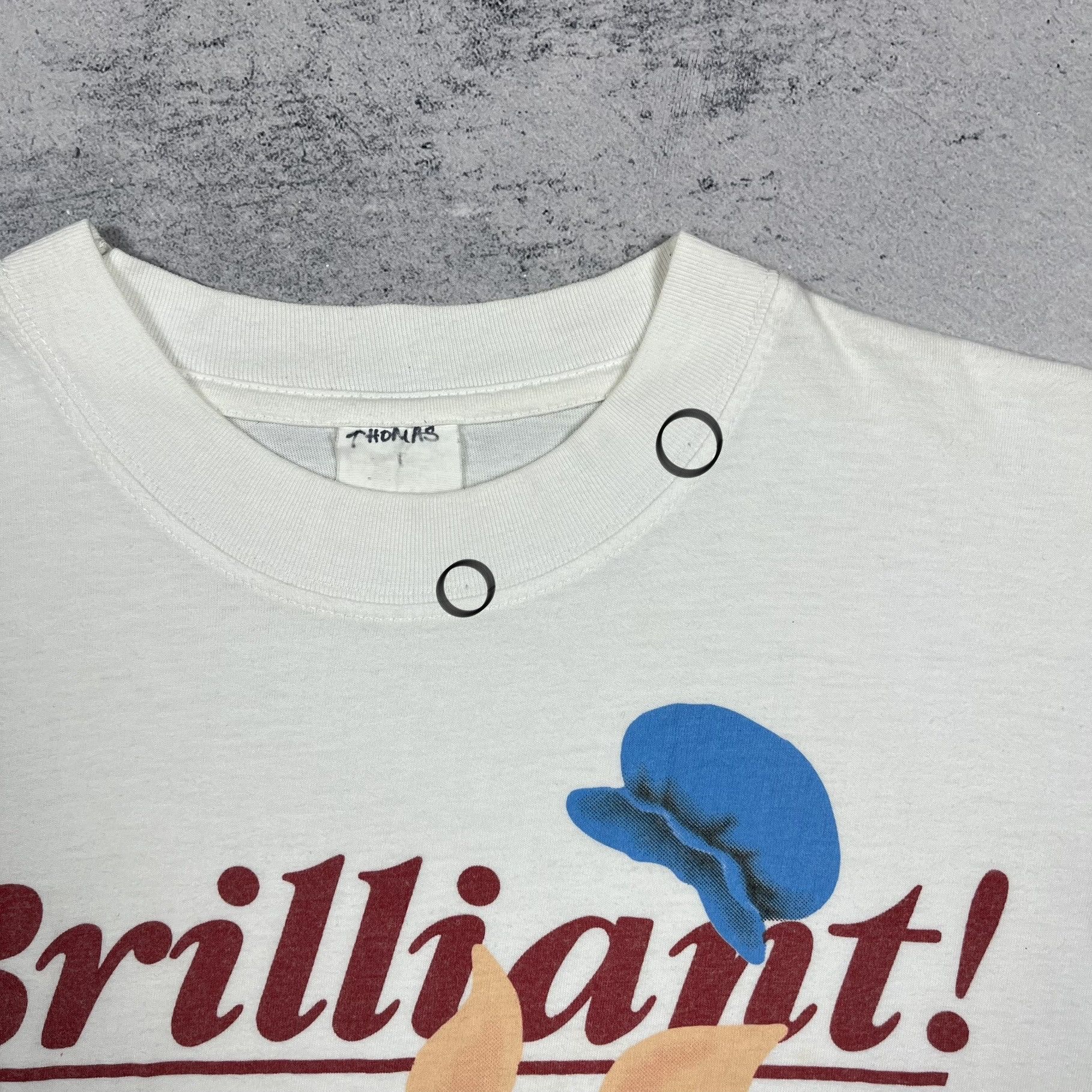 Cartoon Network Vintage “Brilliant” Creature Comforts Cartoon T Shirt 1992 Size US M / EU 48-50 / 2 - 17 Thumbnail
