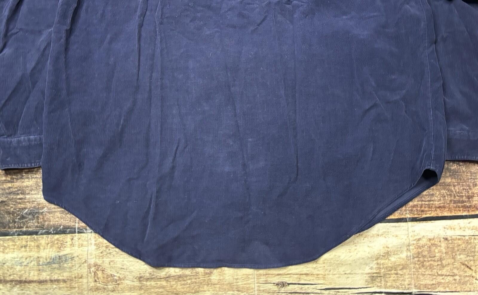 Northwest Territory VTG Northwest Territory Shirt Mens 2XL Corduroy Blue Cotton Size US XXL / EU 58 / 5 - 8 Thumbnail