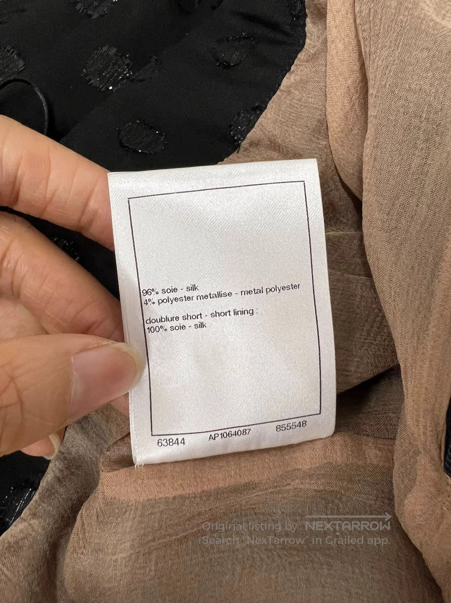 Chanel Chanel 23S Black Silk Wide. Size 28" / US 6 / IT 42 - 6 Thumbnail
