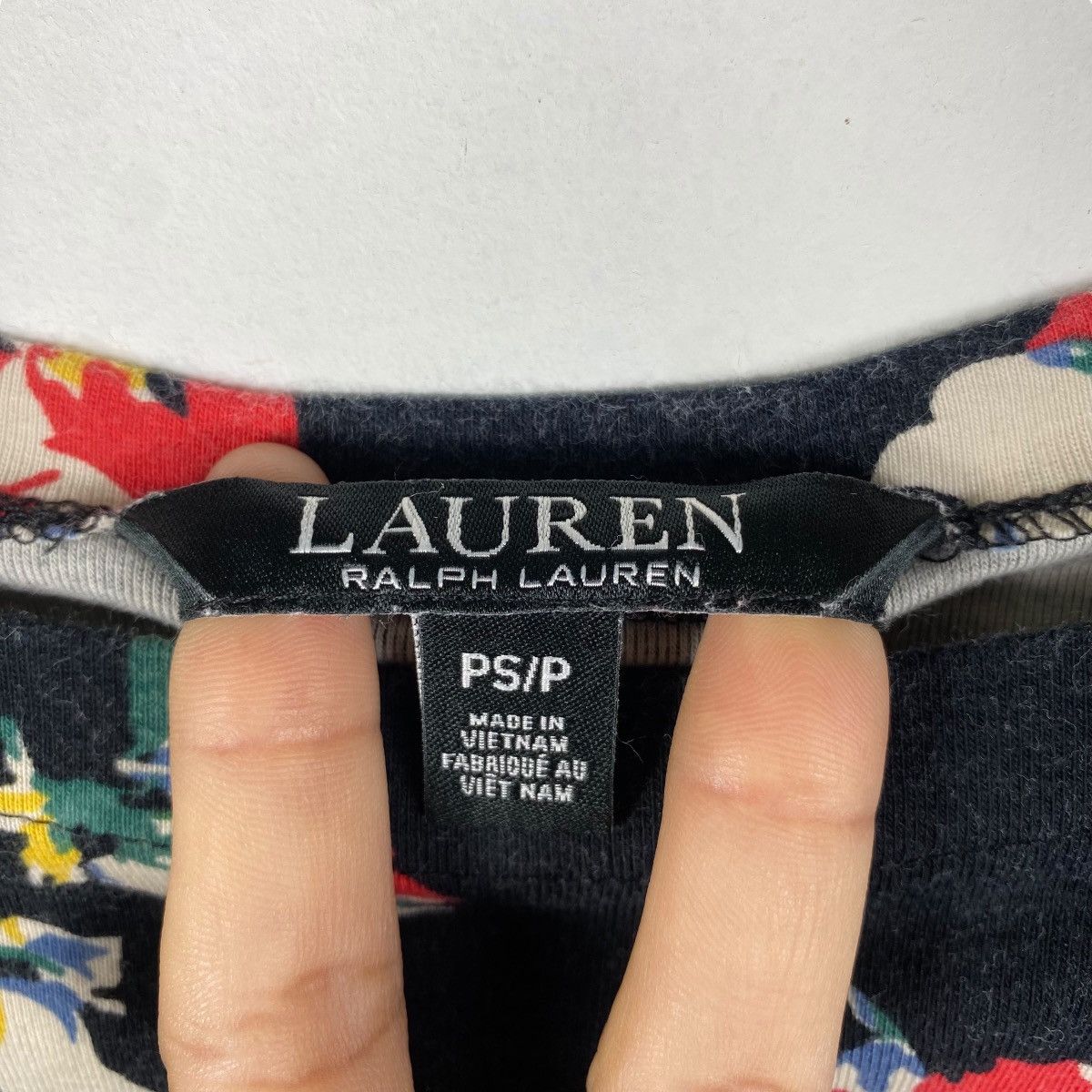 Ralph Lauren By Ralph Lauren! Women LAUREN Flowers Graphic Tops Tee Shirt Size S / US 4 / IT 40 - 5 Thumbnail