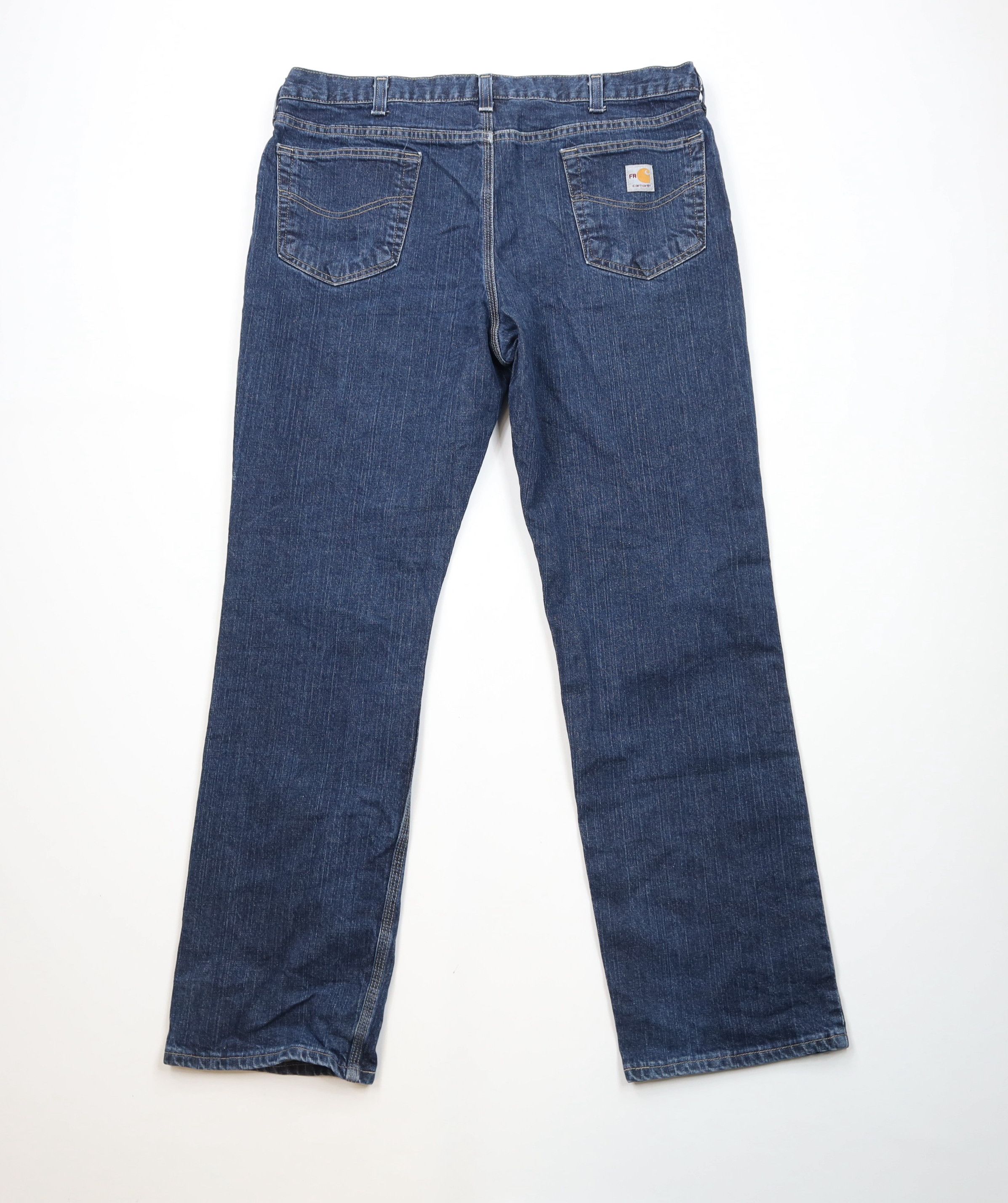 Carhartt × Vintage Vintage Y2K Carhartt FR Resistant Wide Leg Denim Jeans Blue Size US 38 / EU 54 - 11 Thumbnail