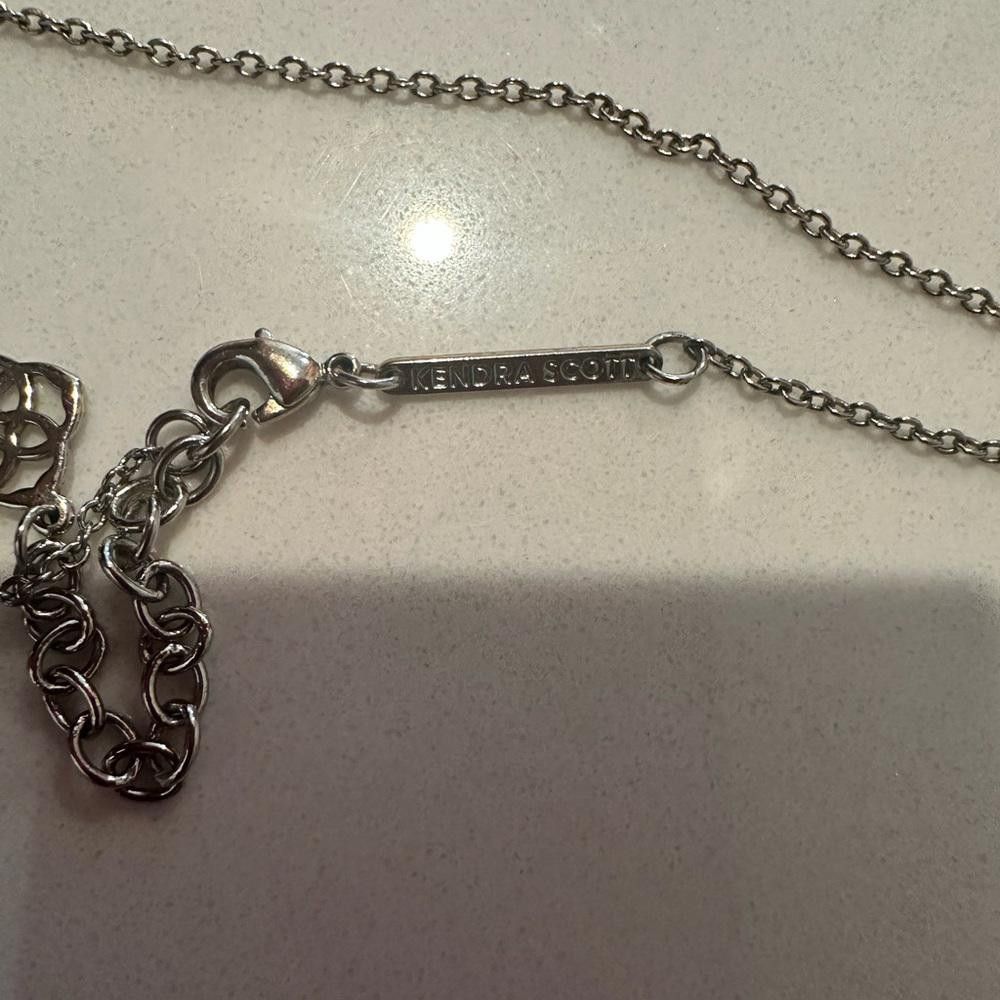Kendra Scott Kendra Scott Elisa Copper Drusy Silver Chain Necklace Size ONE SIZE - 4 Thumbnail
