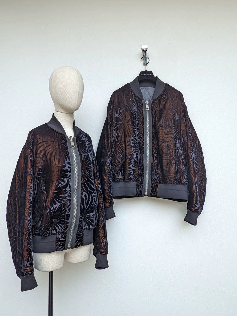 Haider Ackermann Haider Ackermann Velvet Bomber Jacket-yf Size US M / EU 48-50 / 2 - 1 Thumbnail