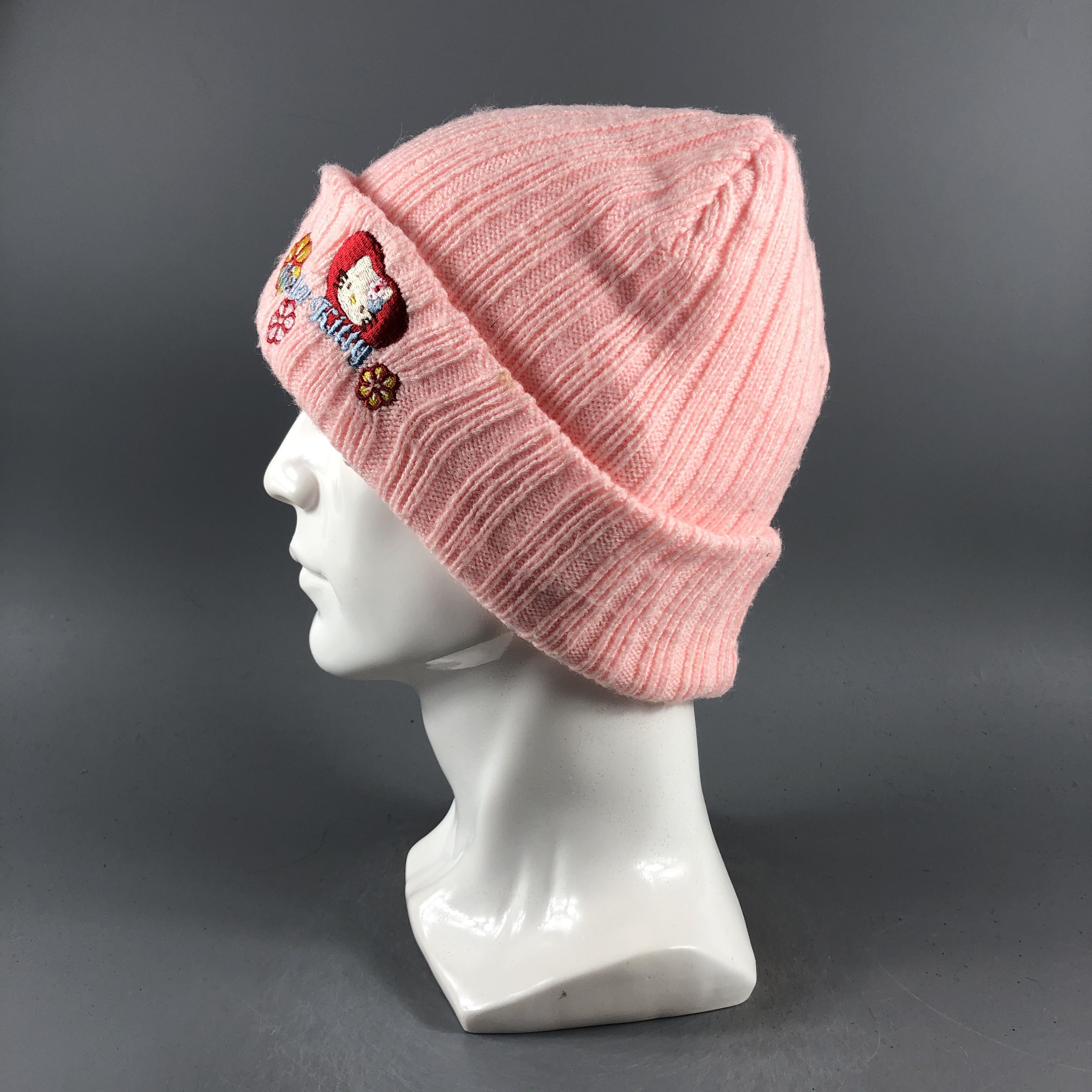 Anime × Japanese Brand × Vintage Womens Hello Kitty Beanie Snow Hat Snow Cap -D493 Size ONE SIZE - 2 Thumbnail