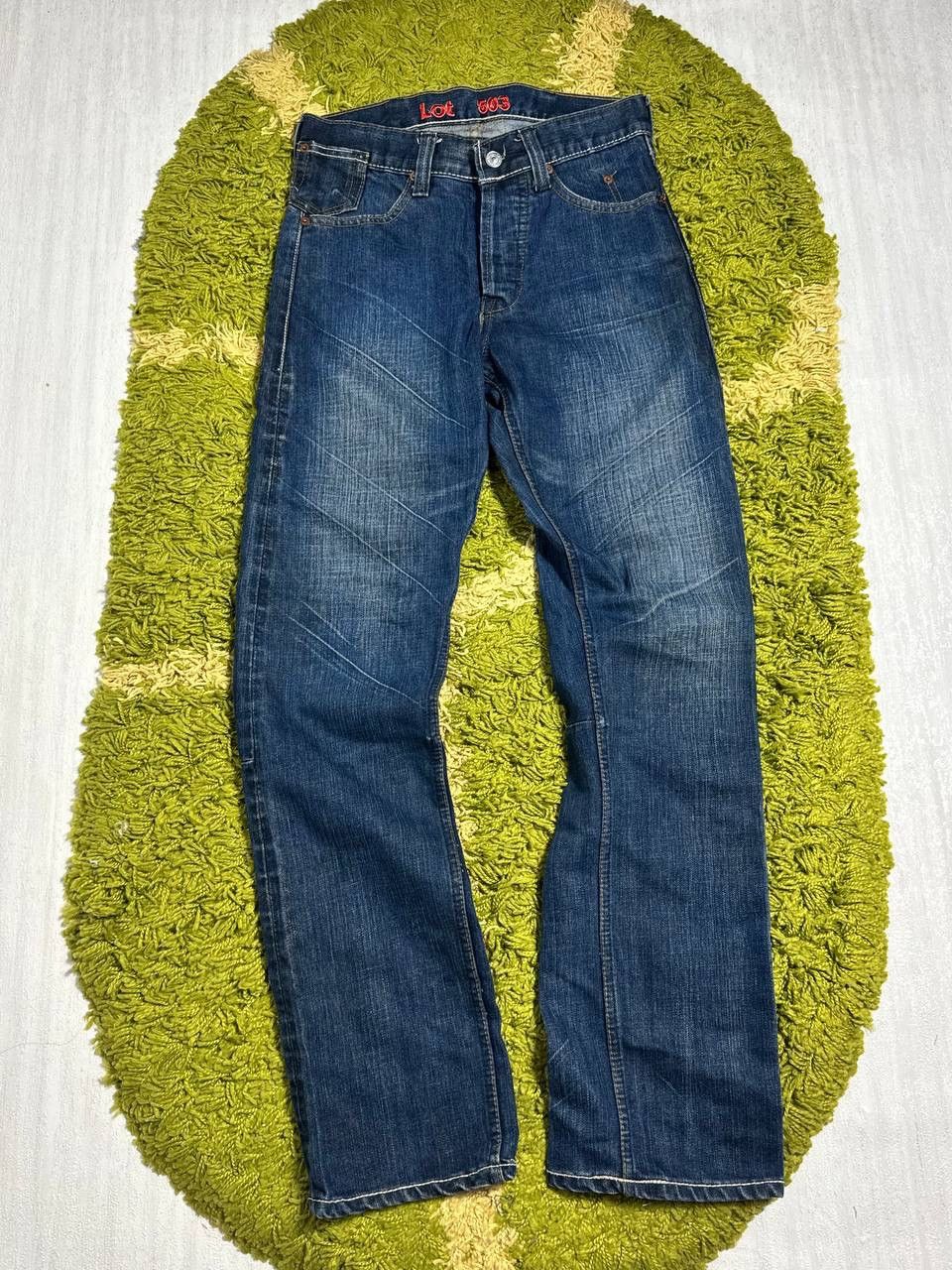 Levi's Retro 90s Levi Strauss 523 Buckle Back Denim Jeans 28x32 Size US 28 / EU 44 - 6 Thumbnail