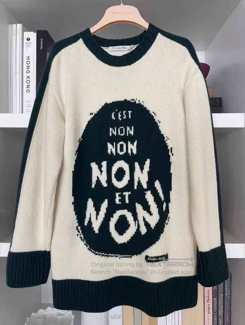 Dior dior adult sweater with unique design. Size US S / EU 44-46 / 1 - 1 Thumbnail