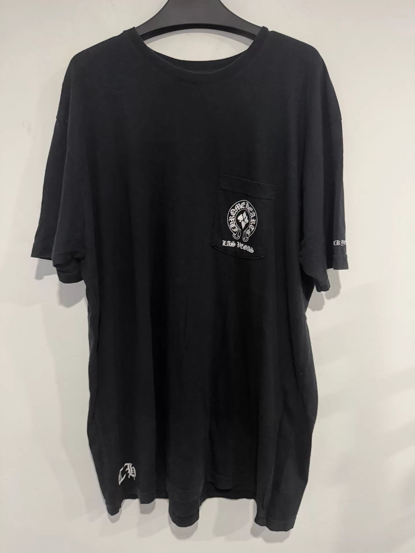 Chrome Hearts Black Short-Sleeve Pocket T-Shirt Size US XXS / EU 40 - 1 Thumbnail