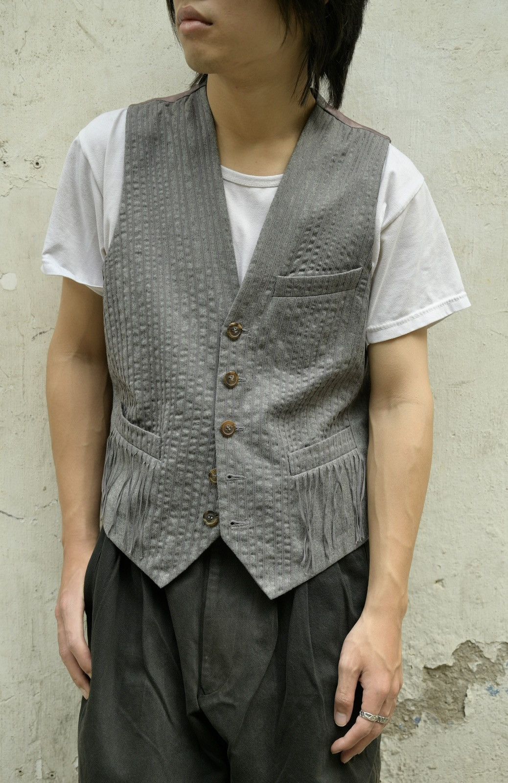 Maison Margiela Maison Martin Margiela SS2008 tassel vest Size 48S - 1 Thumbnail