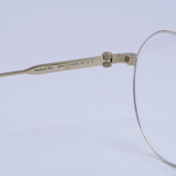 Dior 🕶️ New Dior NEODIORO R3U B000 Eyeglasses - Shiny Gold Frame Size ONE SIZE - 7 Thumbnail