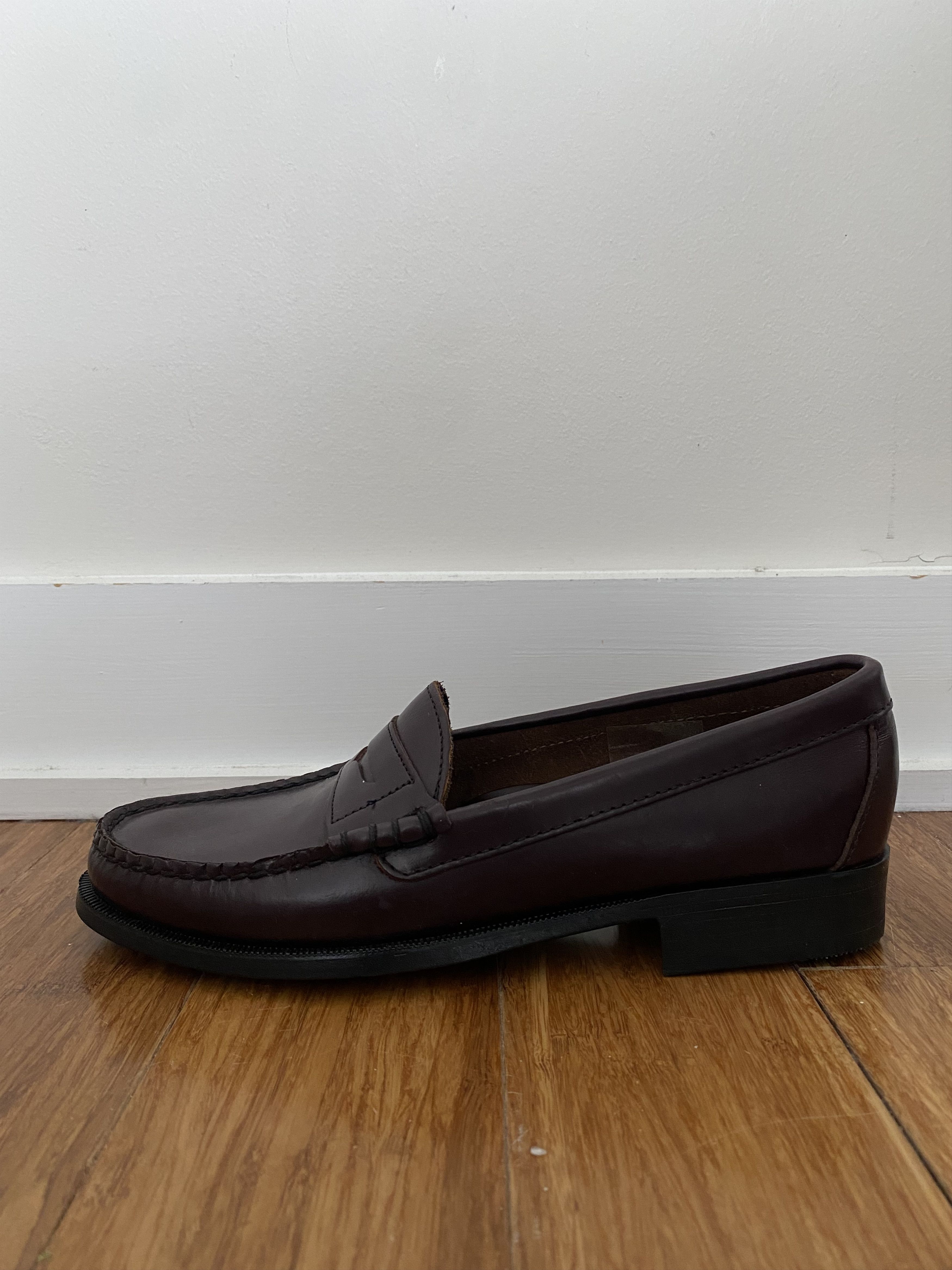 Sebago Sebago Women’s Penny Loafers Dark Burgundy Like New Size US 8 / IT 38 - 2 Thumbnail