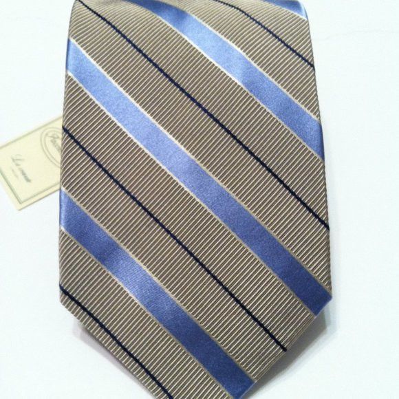 Faconnable FACONNABLE MENS NEW SILK TIE WIDTH: 4" MADE IN FRANCE Size ONE SIZE - 2 Thumbnail