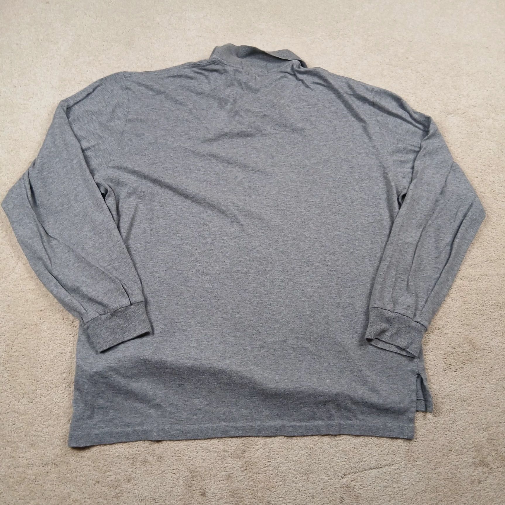 Polo Ralph Lauren Polo Ralph Lauren Long Sleeve Polo Shirt Mens XL Extra Large Johnny Collar Shirt Size US XL / EU 56 / 4 - 3 Thumbnail
