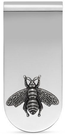 Gucci GUCCI Sterling Silver Ag 925 Money Clip Textured Bee Size ONE SIZE - 1 Thumbnail