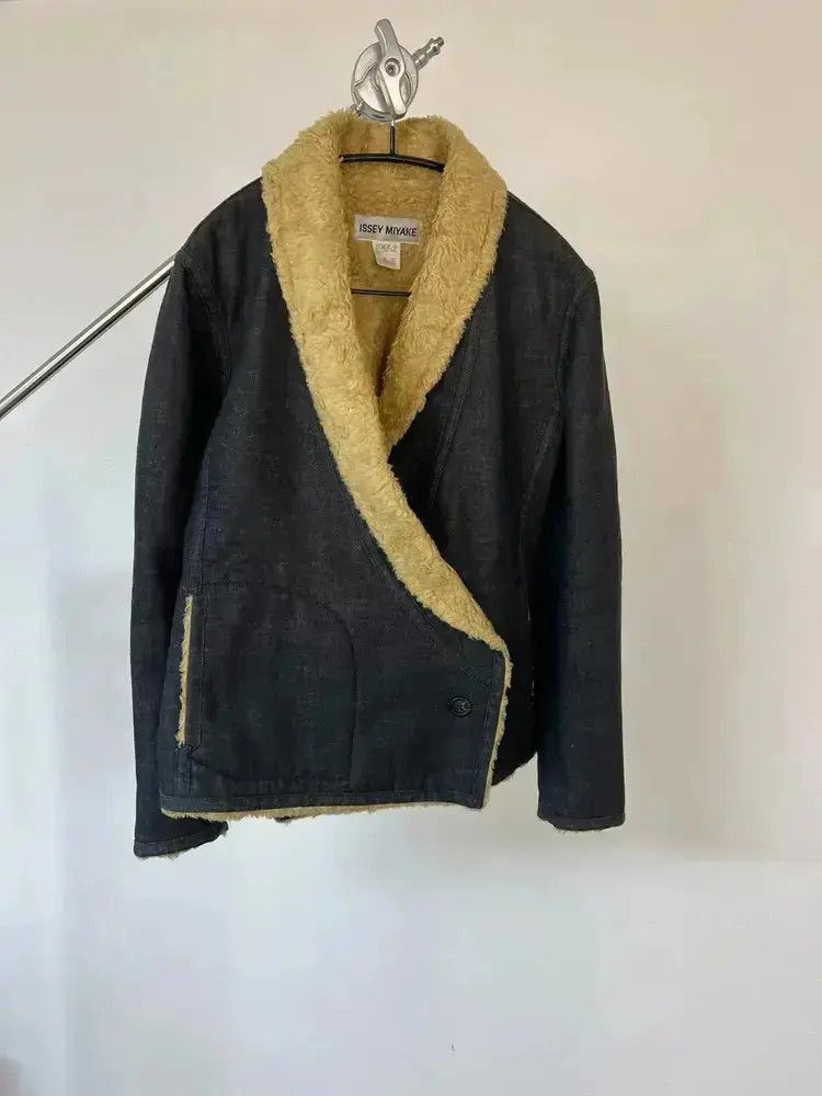 Issey Miyake Issey Miyake Vintage Issey Miyake Denim Heavy Fut Coat-250 Size US M / EU 48-50 / 2 - 1 Thumbnail