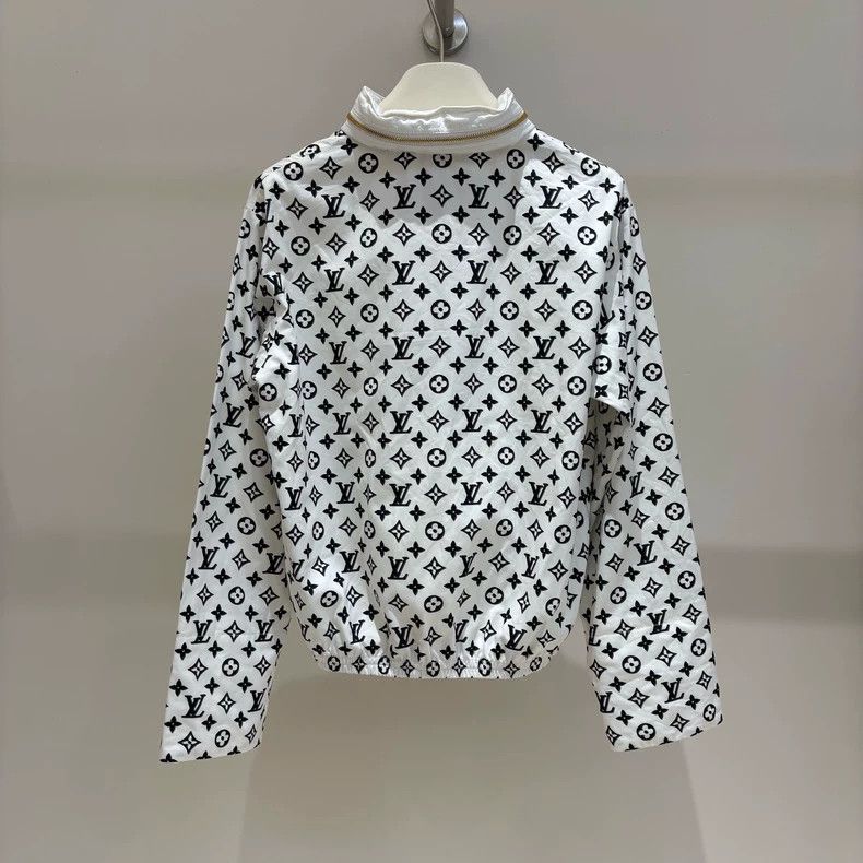 Louis Vuitton Louis Vuitton 23 white logo full-print cotton hooded draws Size XS / US 0-2 / IT 36-38 - 2 Thumbnail