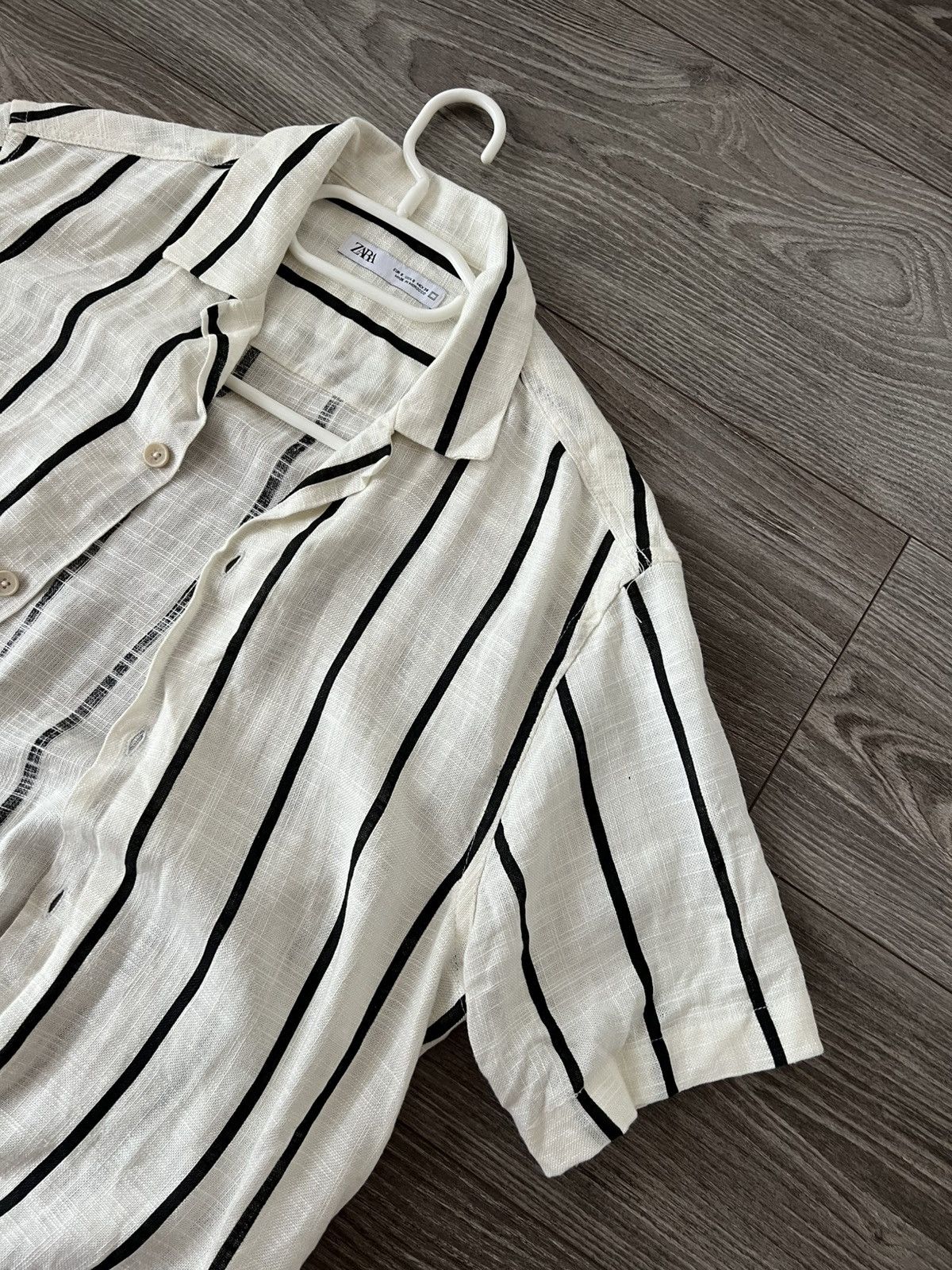 Zara Zara Lite Flanel Linen Summer Style Button ShortSleeve Shirt Size US S / EU 44-46 / 1 - 7 Thumbnail