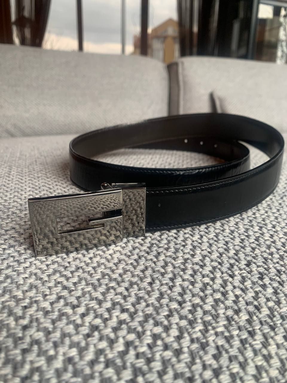 Gucci Gucci Vintage G Logo Leather Belt Size ONE SIZE - 2 Thumbnail