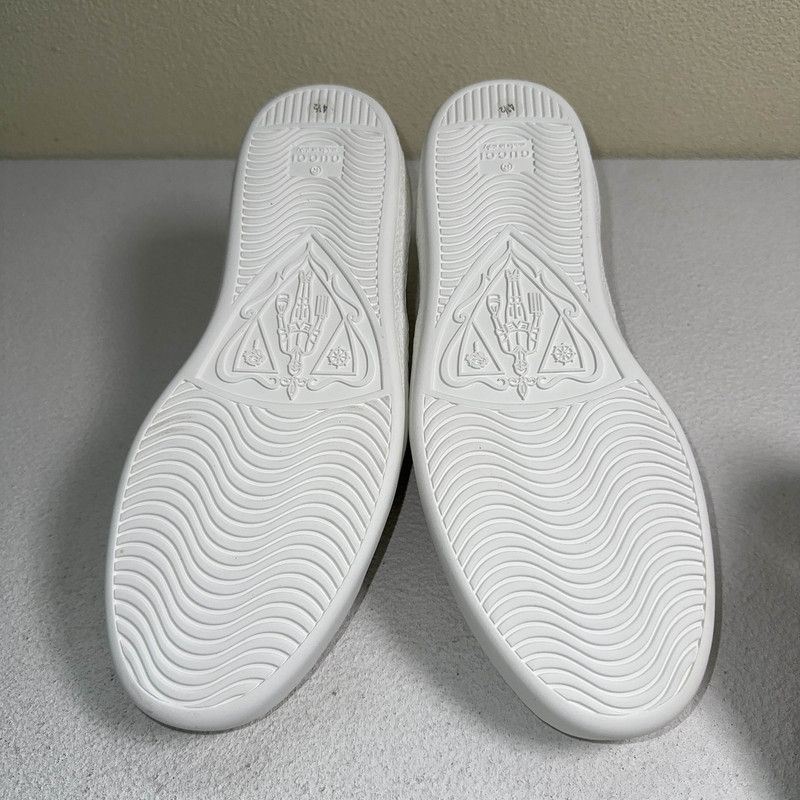 Gucci Gucci Ace White Leather Fashion Sneakers - Size US 7.5 / EU 40-41 - 4 Thumbnail