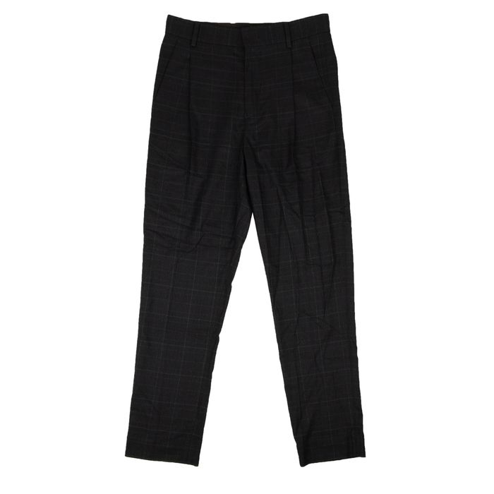 Opening Ceremony Dark Grey Pleated Wool Trouser Pants Size 34