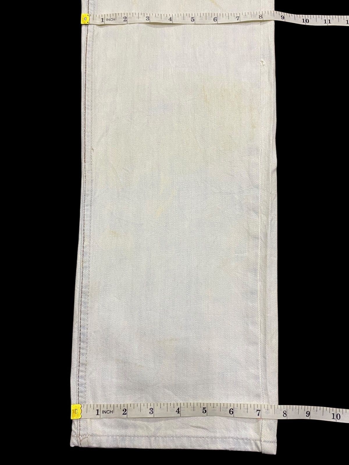 Rhude × Zara Vintage Zara Faded Wash Distressed Loose Jeans Size US 34 / EU 50 - 16 Thumbnail