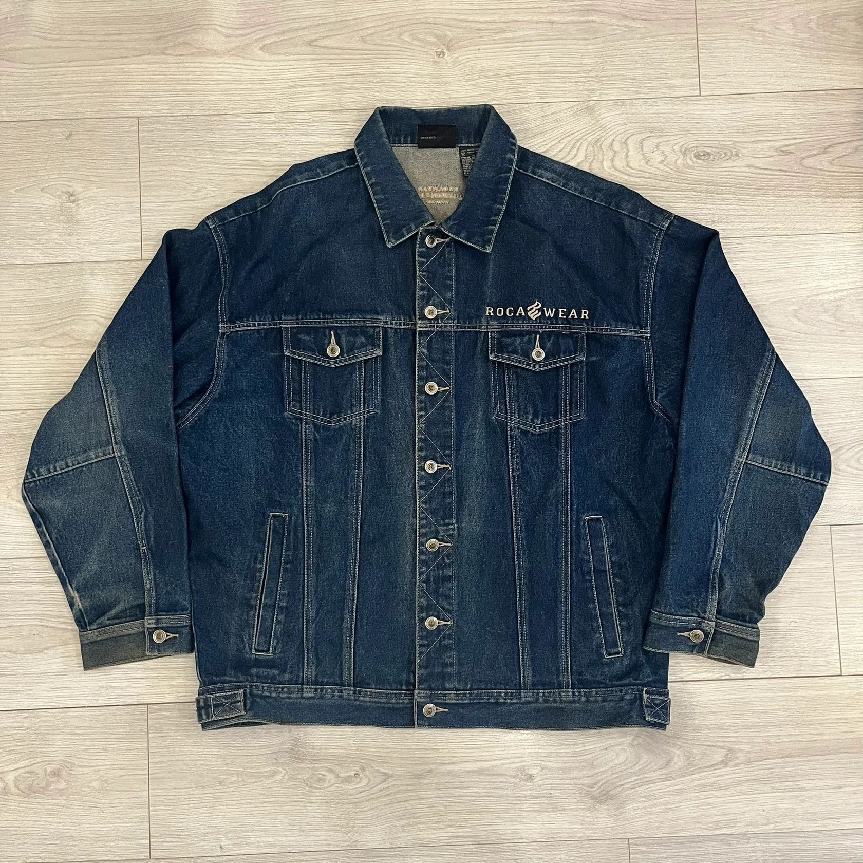 Rocawear Rocawear Blue 2000's Denim Jacket Size US XL / EU 56 / 4 - 1 Thumbnail