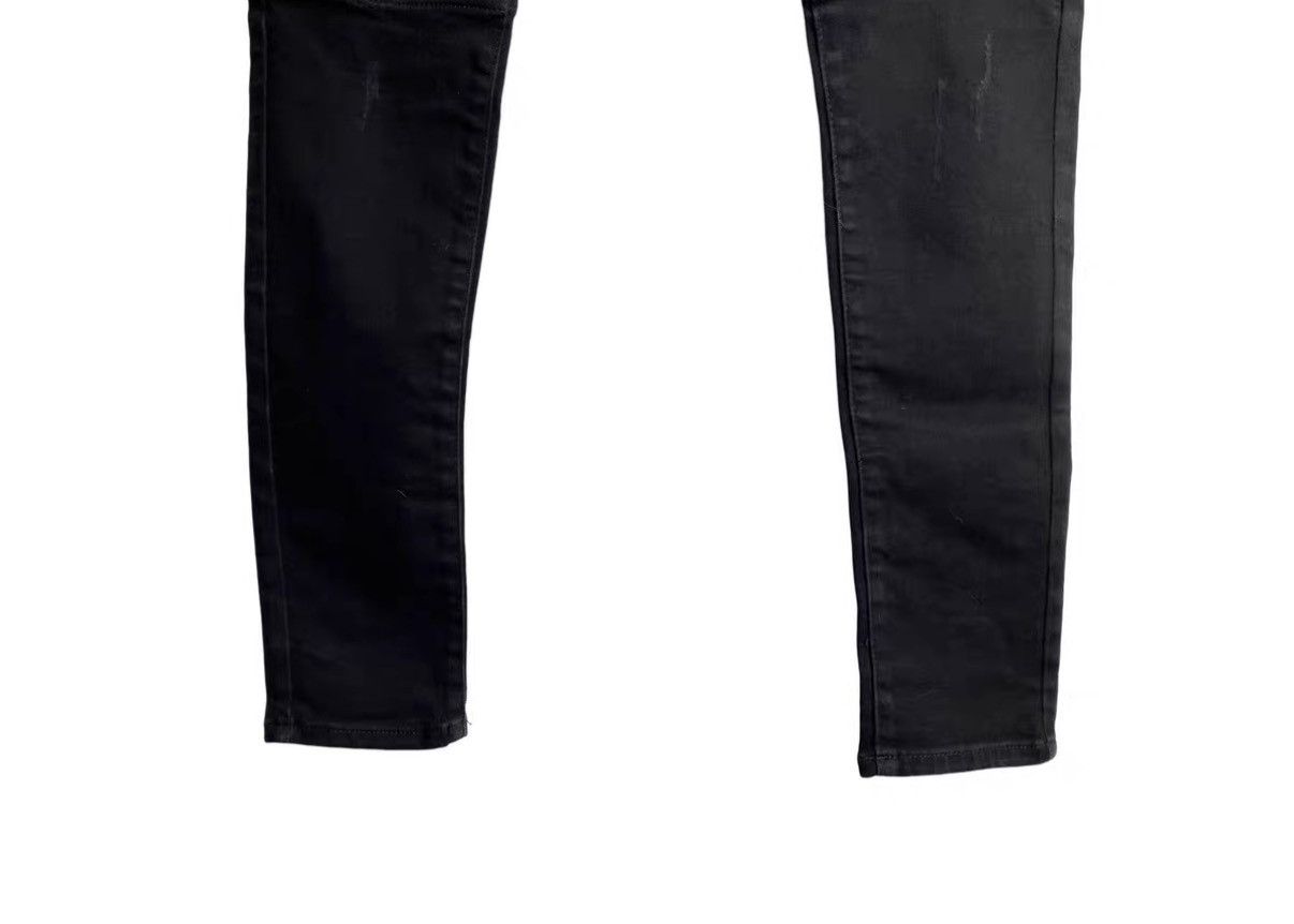 Represent Clo. Represent Distressed Vintage Black Denim Jeans J31 Size US 30 / EU 46 - 5 Thumbnail