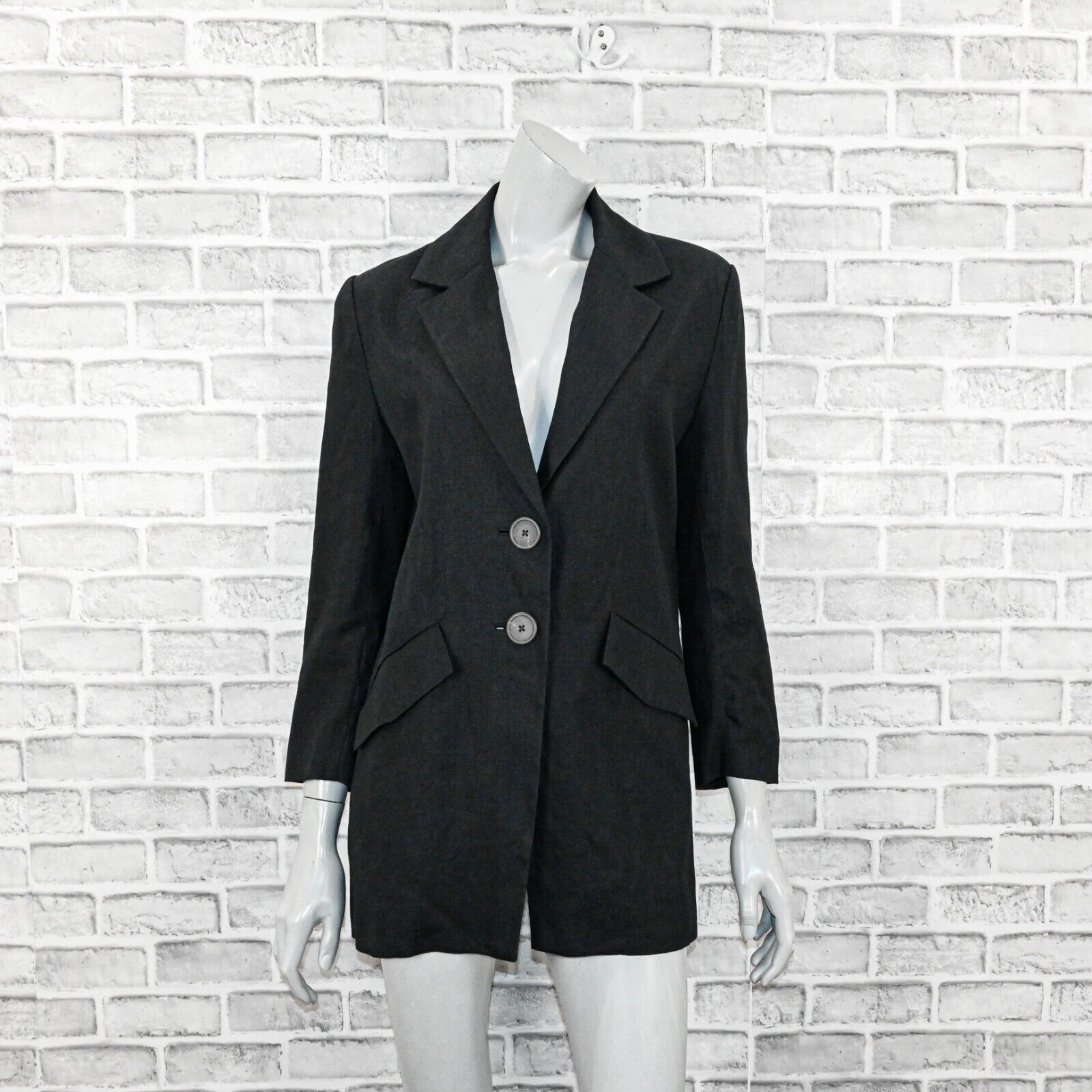 Mara Hoffman MARA HOFFMAN Women's Tatum Blazer Jacket lightweight hemp Size XS / US 0-2 / IT 36-38 - 2 Thumbnail