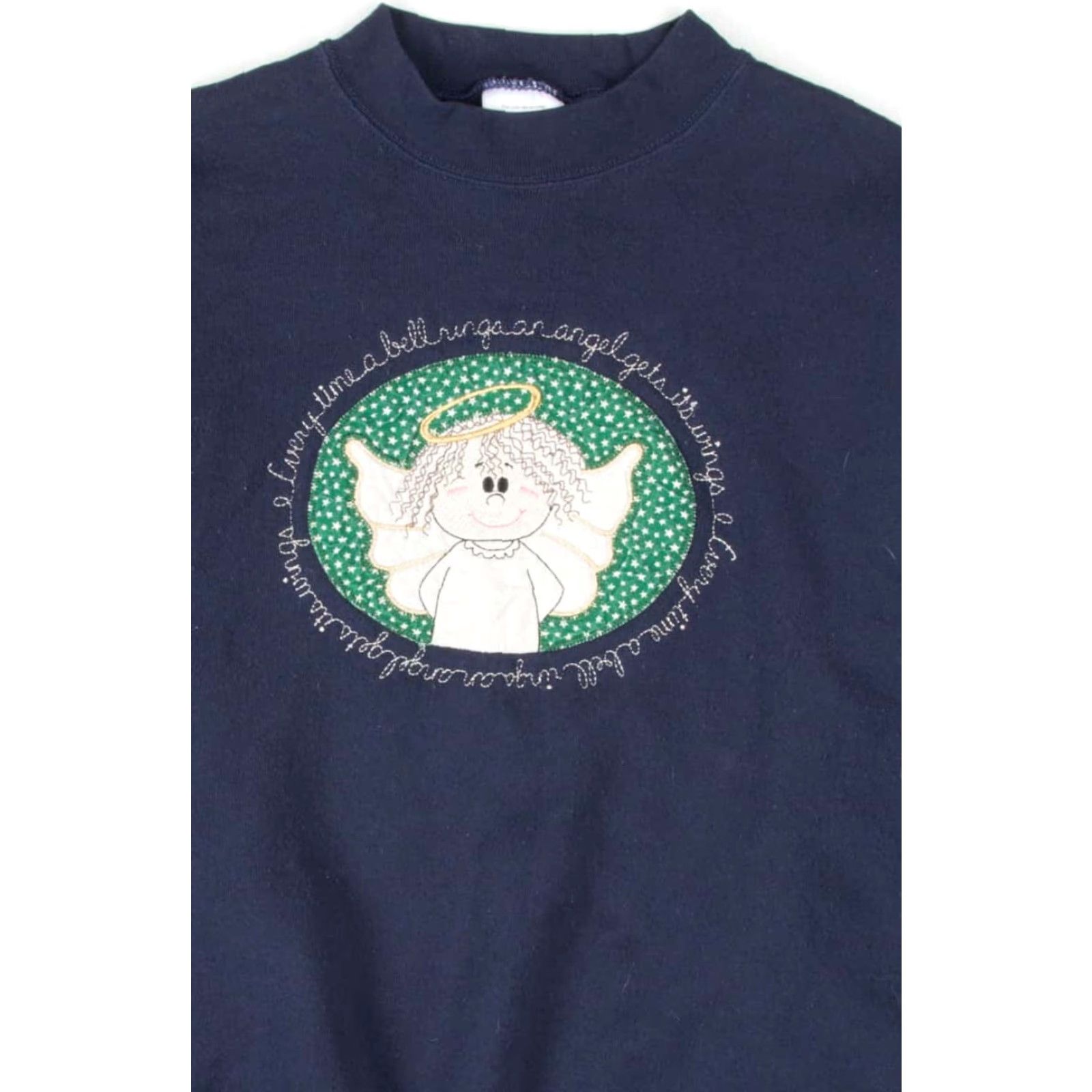 Tultex VINTAGE Blue Tultex Sweatshirt Christmas Shirt XL Men Women 50” Chest 26” Length XXXL Flair Phrase Mens Womens Blues Christmas Sweatshirt Size XL / US 12-14 / IT 48-50 - 2 Thumbnail