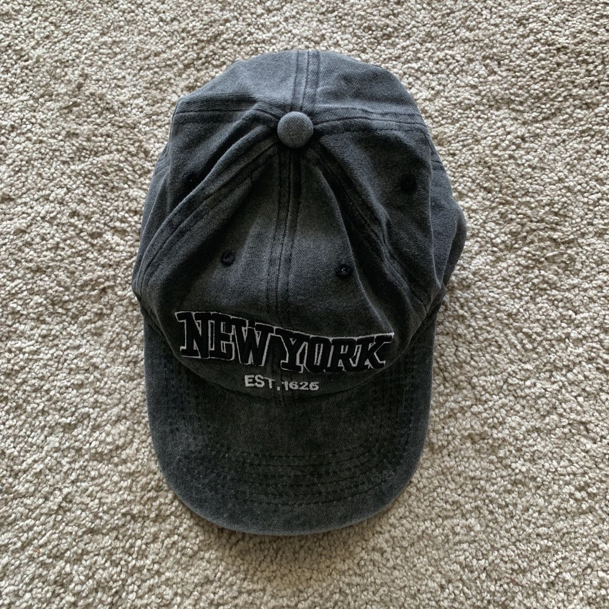 Other Black New York Embroidered Baseball Cap Size ONE SIZE - 3 Thumbnail