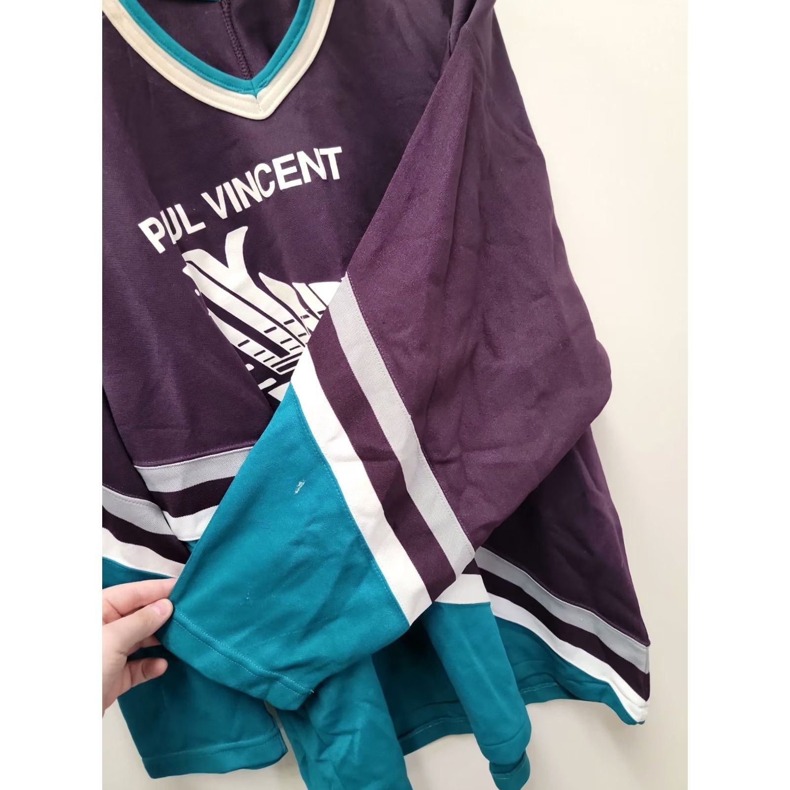 Vintage VINTAGE CCM Jersey Men’s XL Skating 80s Graphic Print Paul Vincent Dynamic 100% Or Nothing CCM Shirt Size US XL / EU 56 / 4 - 5 Thumbnail
