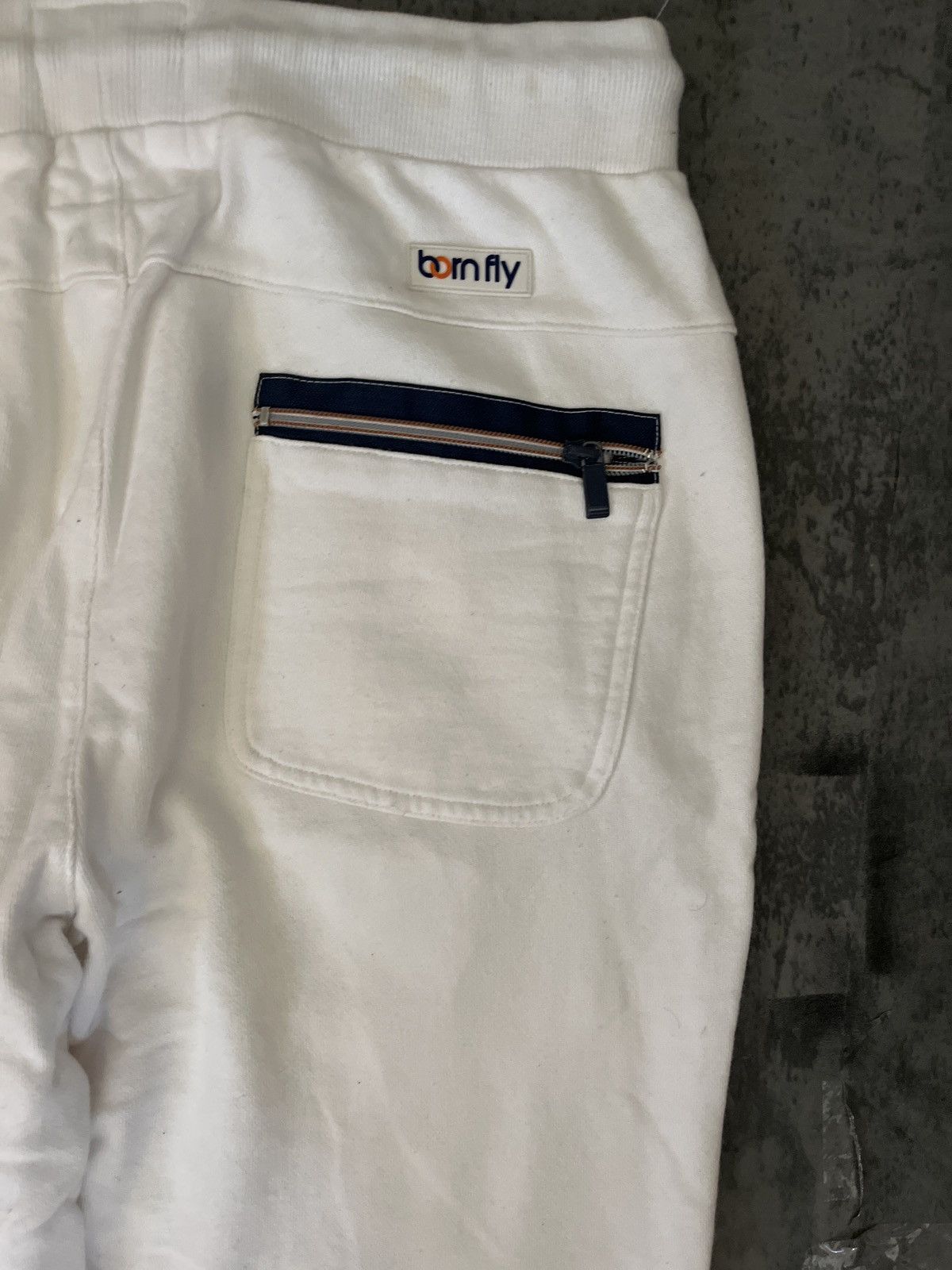 Born Fly Born Fly “Anytown USA” White Track Pants Size US 32 / EU 48 - 3 Thumbnail
