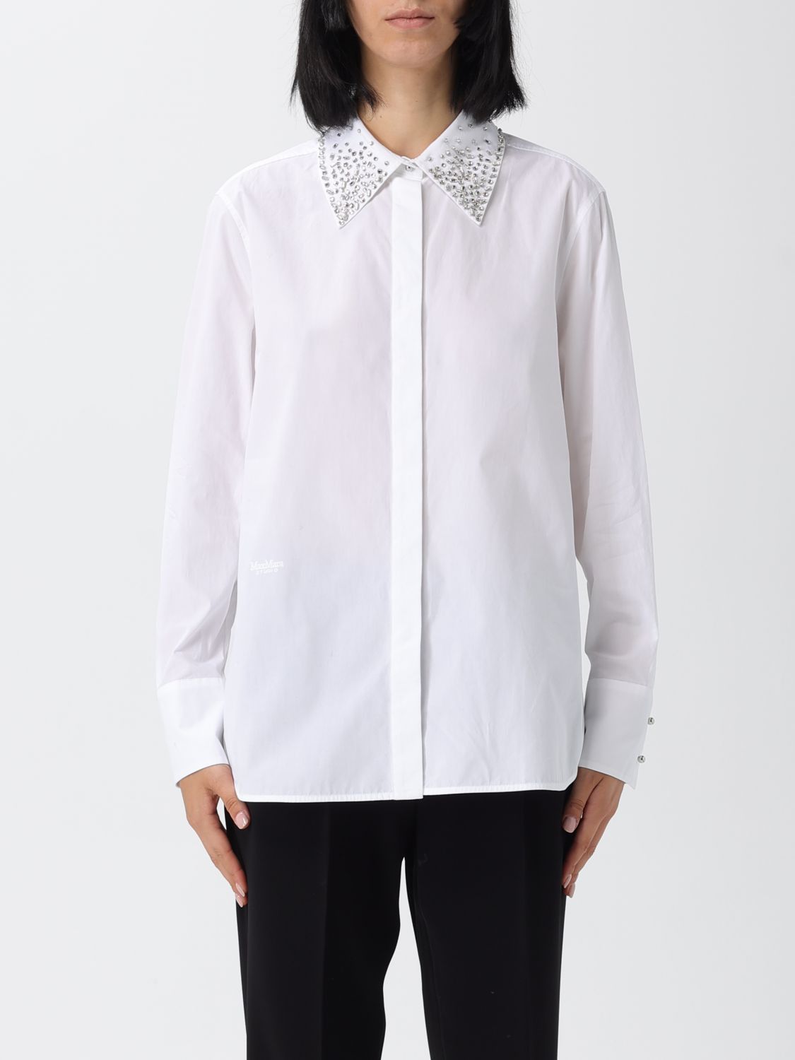 Max Mara Max Mara Shirt Woman White Size S / US 4 / IT 40 - 1 Preview