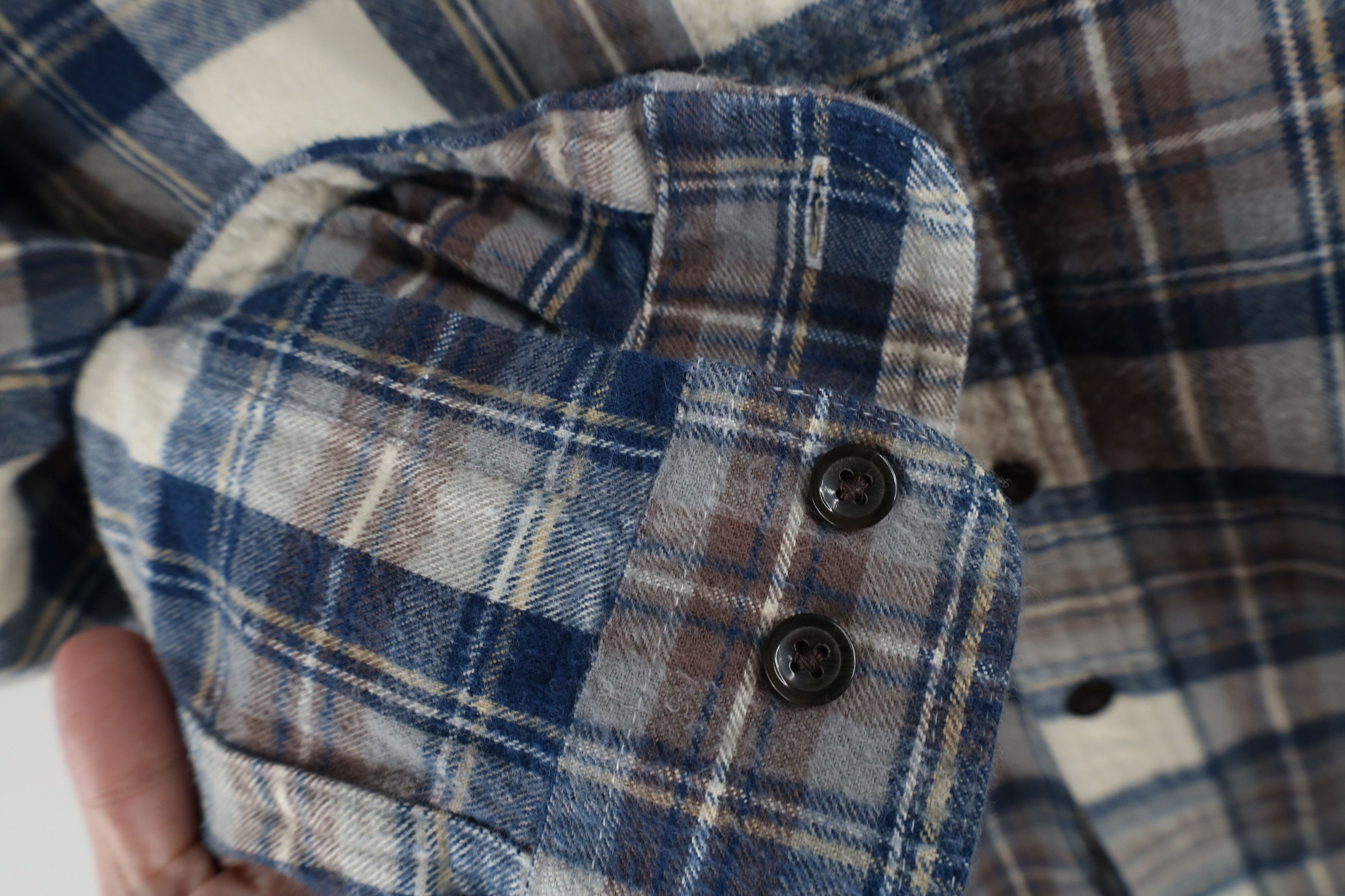 L.L. Bean × Vintage Vintage LL Bean Fitted Flannel Collared Button Down Shirt Size US M / EU 48-50 / 2 - 4 Thumbnail