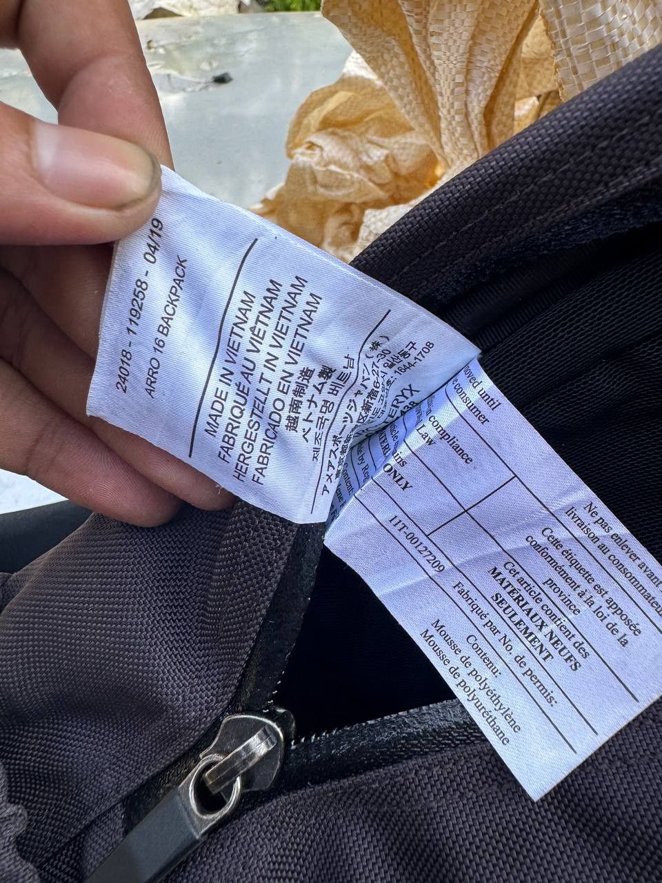 Arc'teryx Arc'Teryx Black Bagpack Size ONE SIZE - 8 Thumbnail