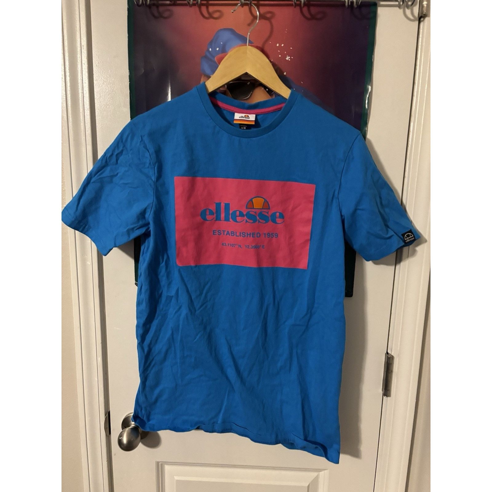 The Unbranded Brand blue ellesse spellout Uk Medium Size US XL / EU 56 / 4 - 1 Thumbnail